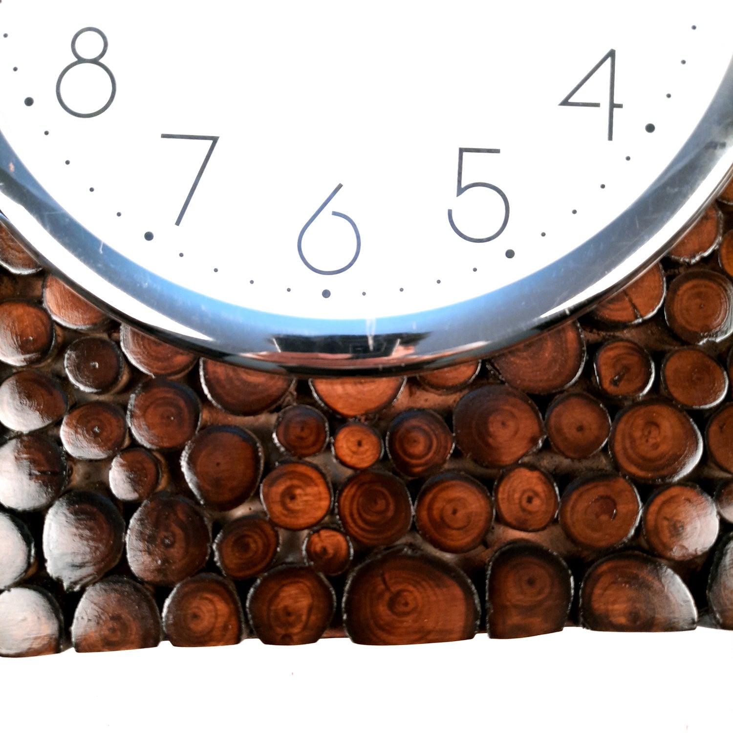 Wall Clock | Antique Clock Wall Mount With Premium Wood Finish & Rustic Look - For Home, Living Room, Bedroom, Office & Hall Decoration | Wedding & Housewarming Gift - 16 Inch - Apkamart