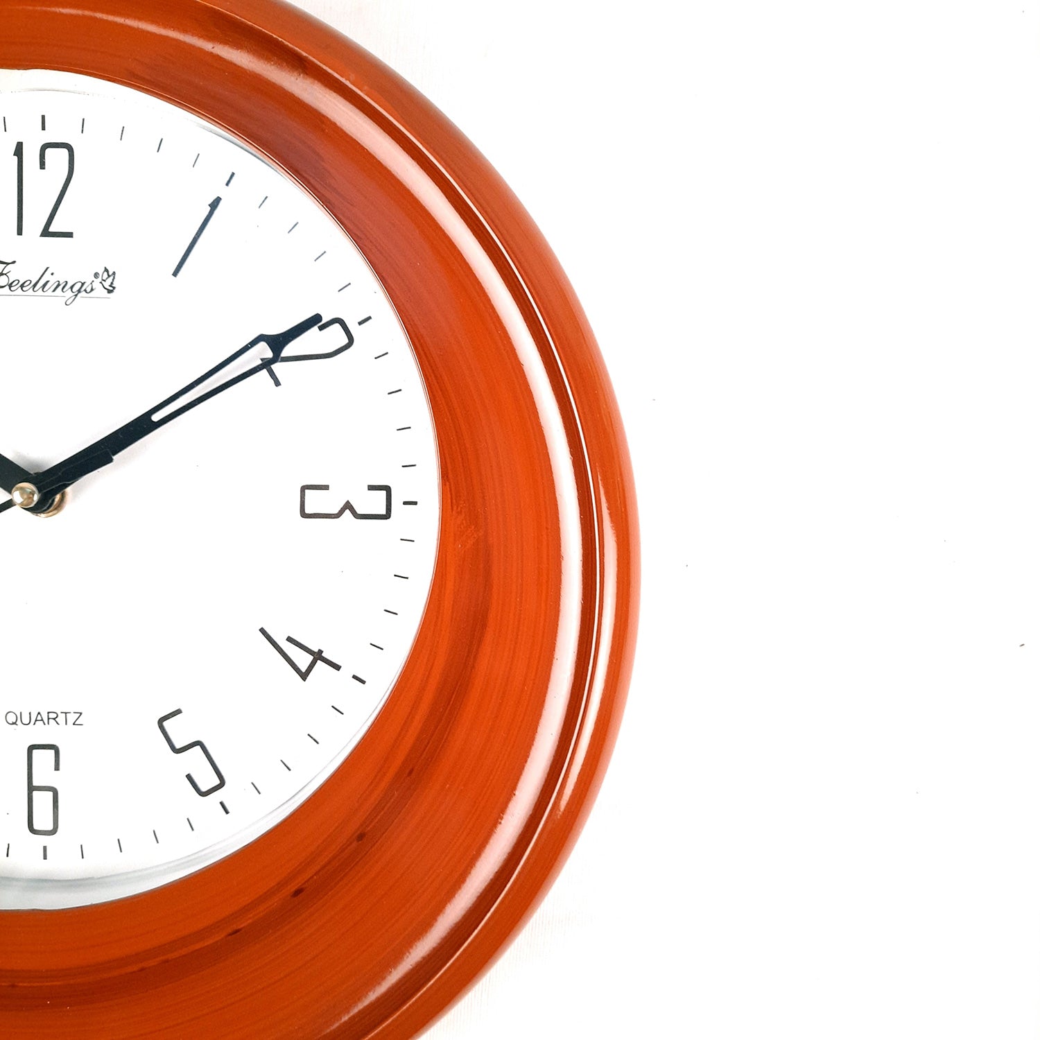 Wall Clock for Home | Wall Mount Analog Clock - For Living Room, Bedroom, Hall, Office Decor & Gift- 12 Inch - Apkamart