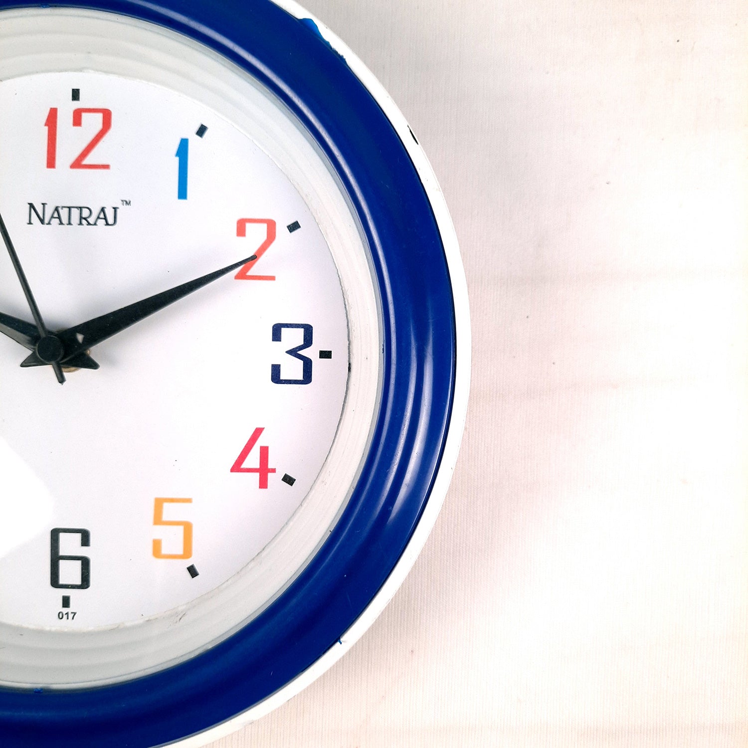 Wall Clock for Home | Wall Mount Analog Round Clock - For Living Room, Bedroom, Hall, Office Decor & Gift - 8 Inch - Apkamart