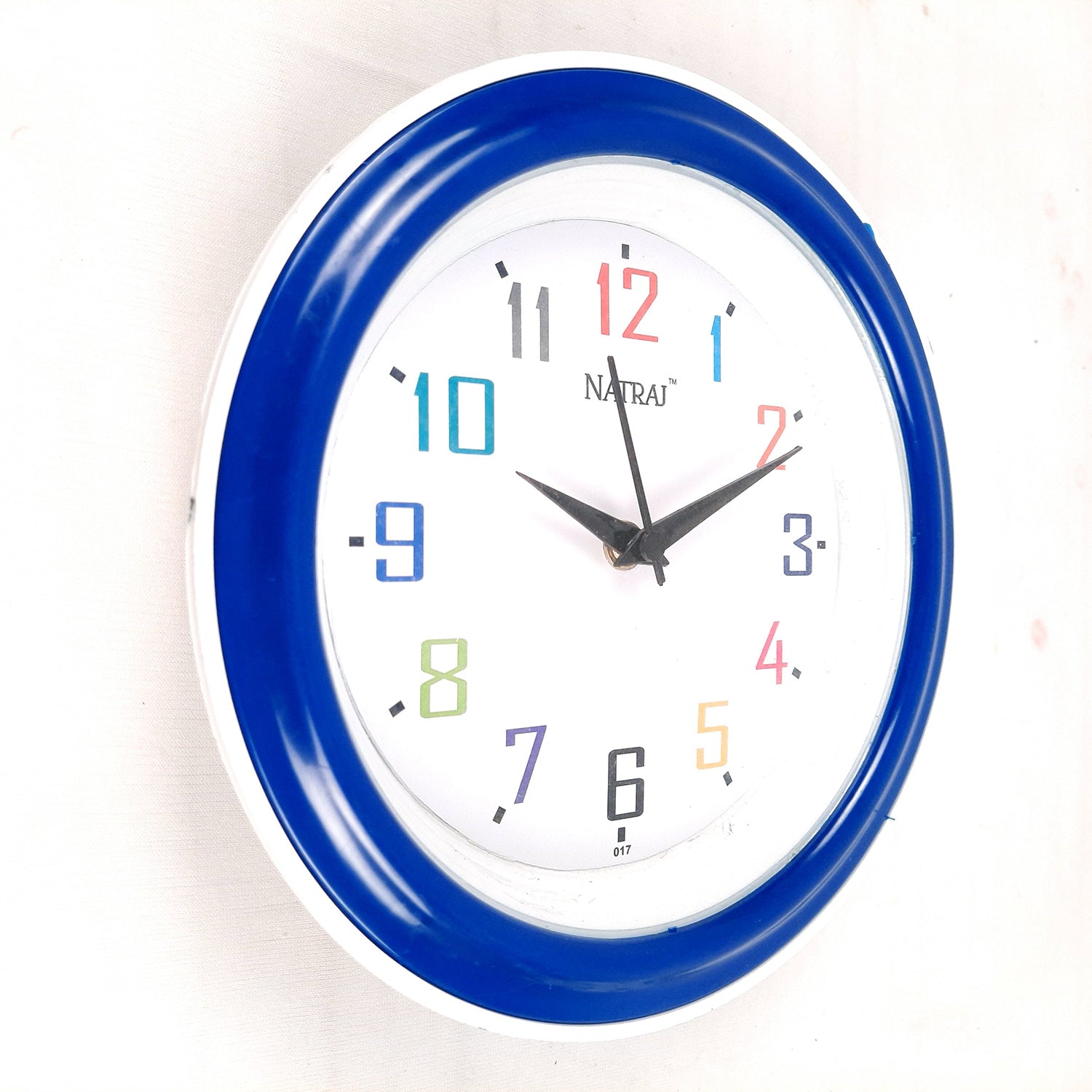 Wall Clock for Home | Wall Mount Analog Round Clock - For Living Room, Bedroom, Hall, Office Decor & Gift - 8 Inch - Apkamart