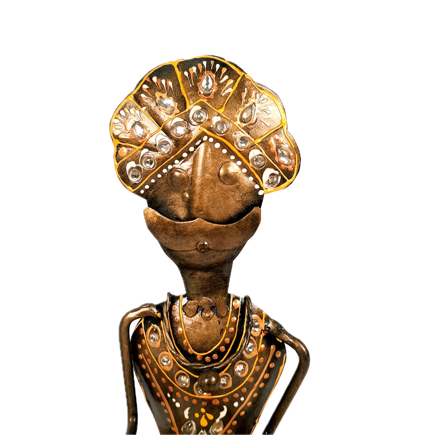 Musician Showpiece Playing Musical Instruments | Decorative Showpieces for Home, Bedroom, Living Room, Office Desk & Table | Gifts For Wedding, Housewarming & Festivals - 9 Inch (Set of 2) - Apkamart #Style_Design 1