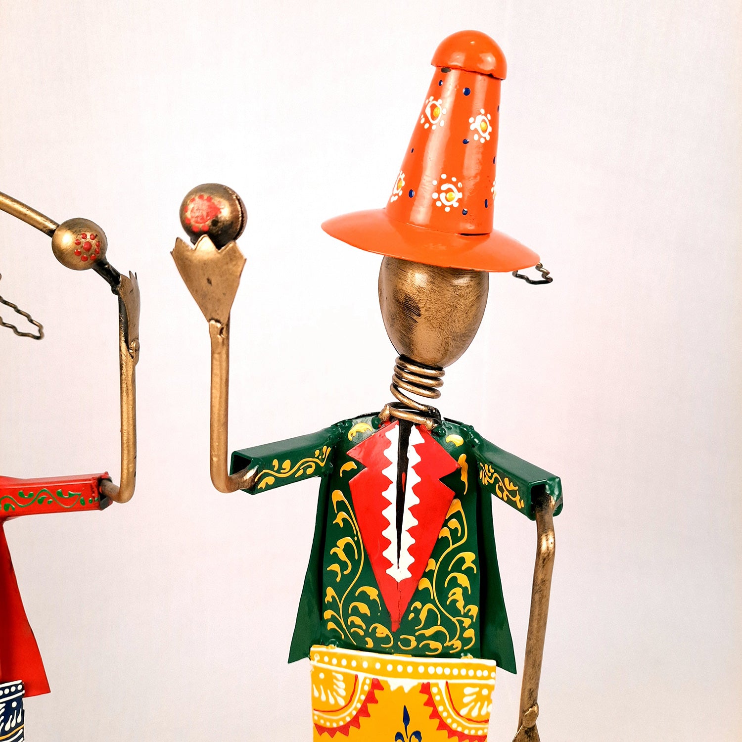 Showpiece - Circus Joker Juggling Balls Design | Decorative Figurines - For Home, Table, Living Room & TV Unit | Show Piece For Office Desk & Gifts- 18 Inch - Apkamart #Style_Design 1 - Pack of 2