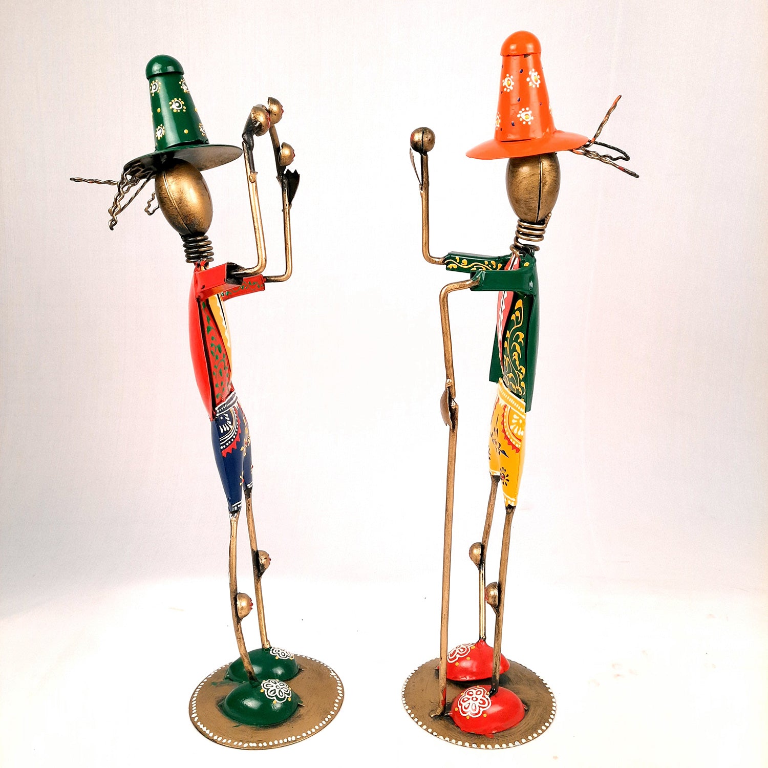 Showpiece - Circus Joker Juggling Balls Design | Decorative Figurines - For Home, Table, Living Room & TV Unit | Show Piece For Office Desk & Gifts- 18 Inch - Apkamart #Style_Design 1 - Pack of 2