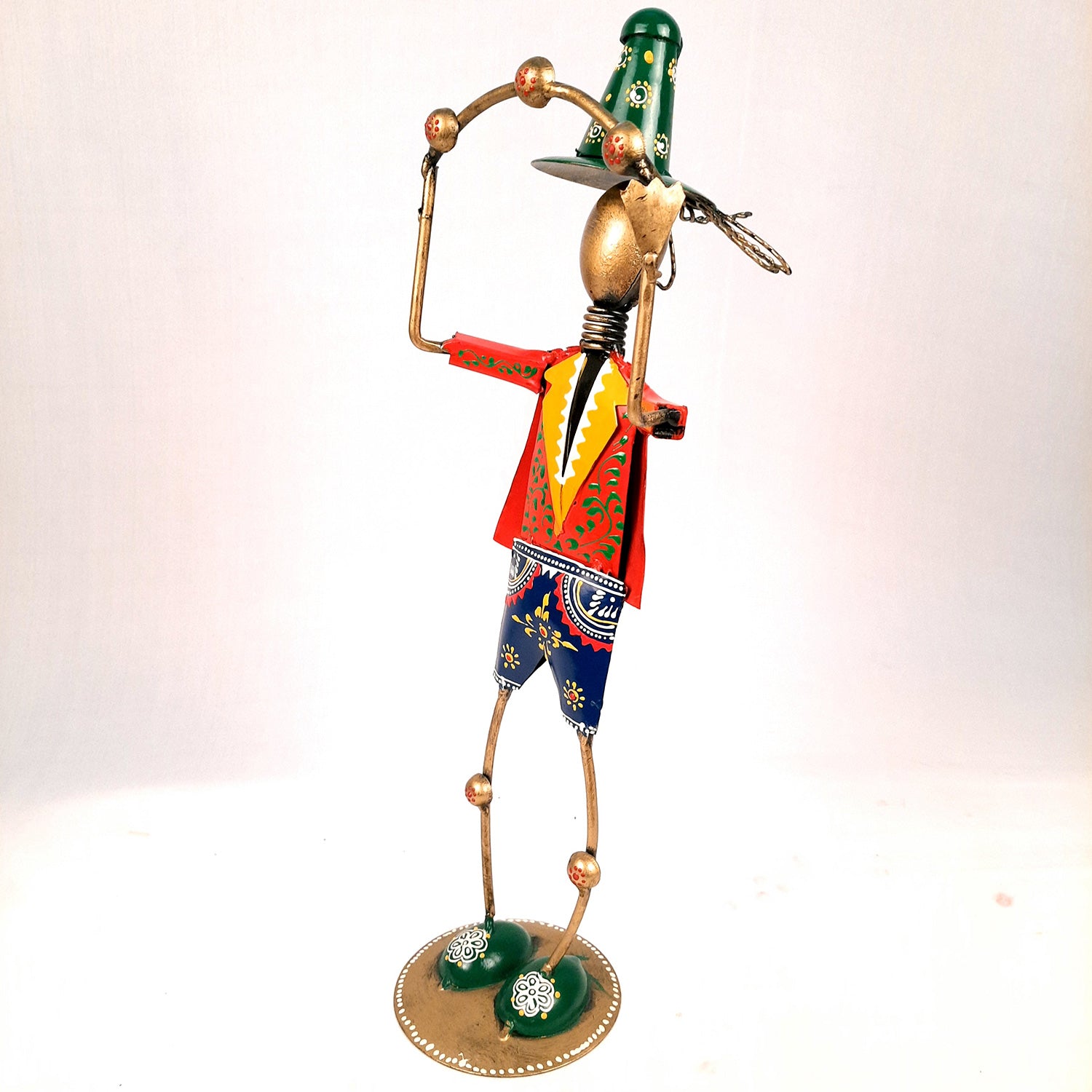 Showpiece - Circus Joker Juggling Balls Design | Decorative Figurines - For Home, Table, Living Room & TV Unit | Show Piece For Office Desk & Gifts- 18 Inch - Apkamart #Style_Design 1 - Pack of 2