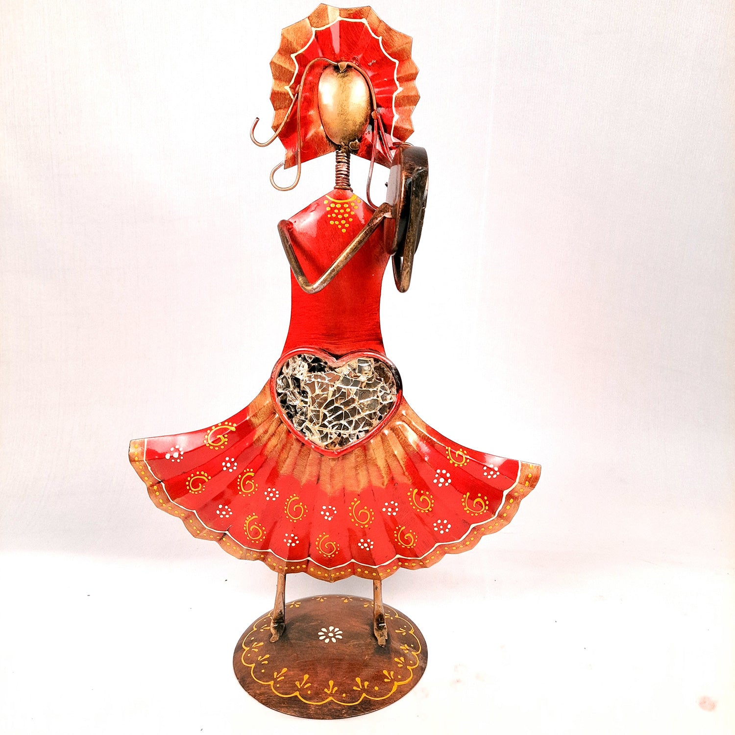 Musician Showpiece - Russian Musicians Playing Musical Instruments | Decorative Figurines - For Home, Table, Living Room, TV Unit, Bedroom Decor | Handicraft Gifts -14 Inch (Set of 3) - Apkamart