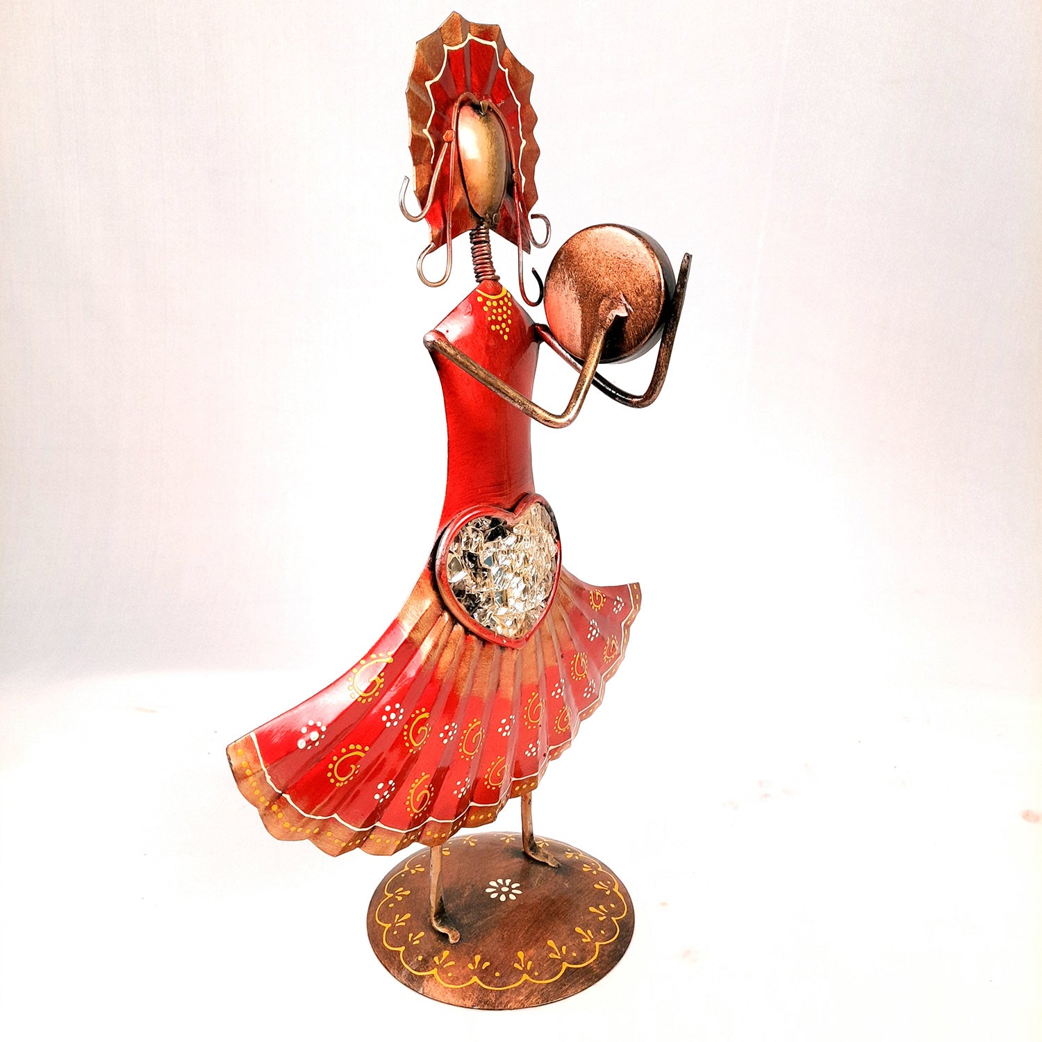 Musician Showpiece - Russian Musicians Playing Musical Instruments | Decorative Figurines - For Home, Table, Living Room, TV Unit, Bedroom Decor | Handicraft Gifts -14 Inch (Set of 3) - Apkamart