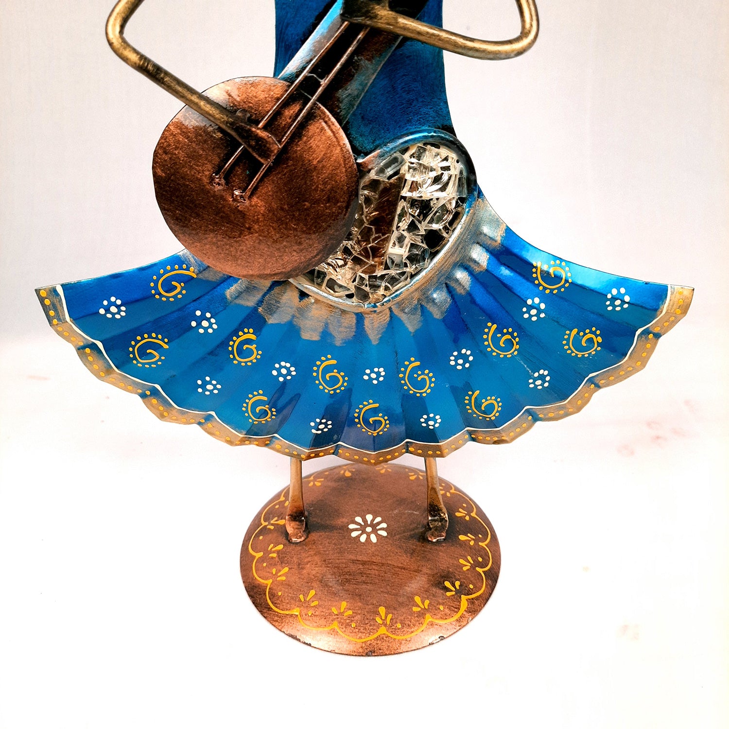 Musician Showpiece - Russian Musicians Playing Musical Instruments | Decorative Figurines - For Home, Table, Living Room, TV Unit, Bedroom Decor | Handicraft Gifts -14 Inch (Set of 3) - Apkamart