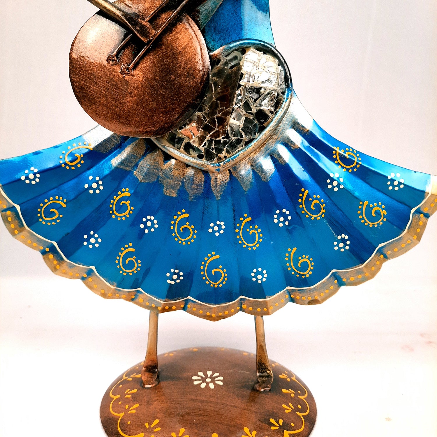 Musician Showpiece - Russian Musicians Playing Musical Instruments | Decorative Figurines - For Home, Table, Living Room, TV Unit, Bedroom Decor | Handicraft Gifts -14 Inch (Set of 3) - Apkamart