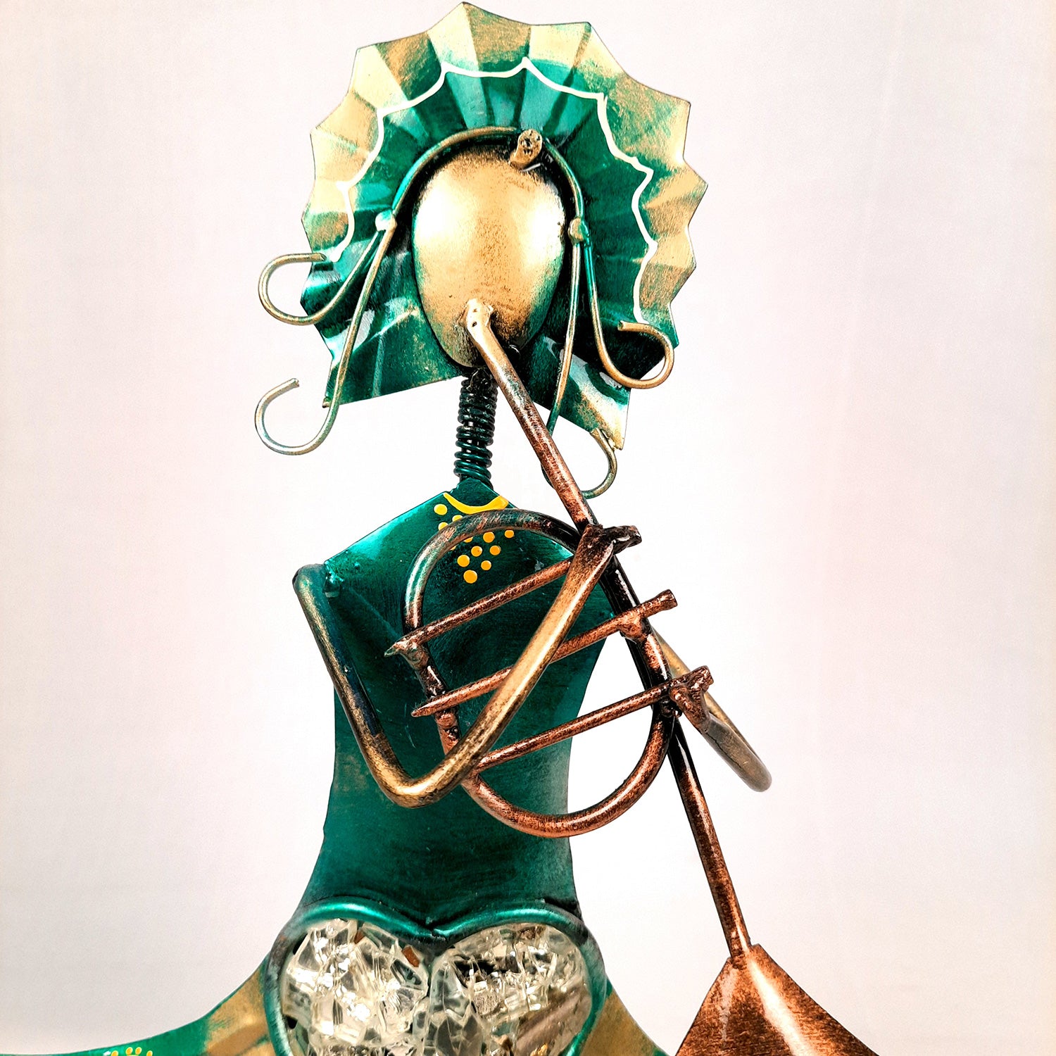 Musician Showpiece - Russian Musicians Playing Musical Instruments | Decorative Figurines - For Home, Table, Living Room, TV Unit, Bedroom Decor | Handicraft Gifts -14 Inch (Set of 3) - Apkamart