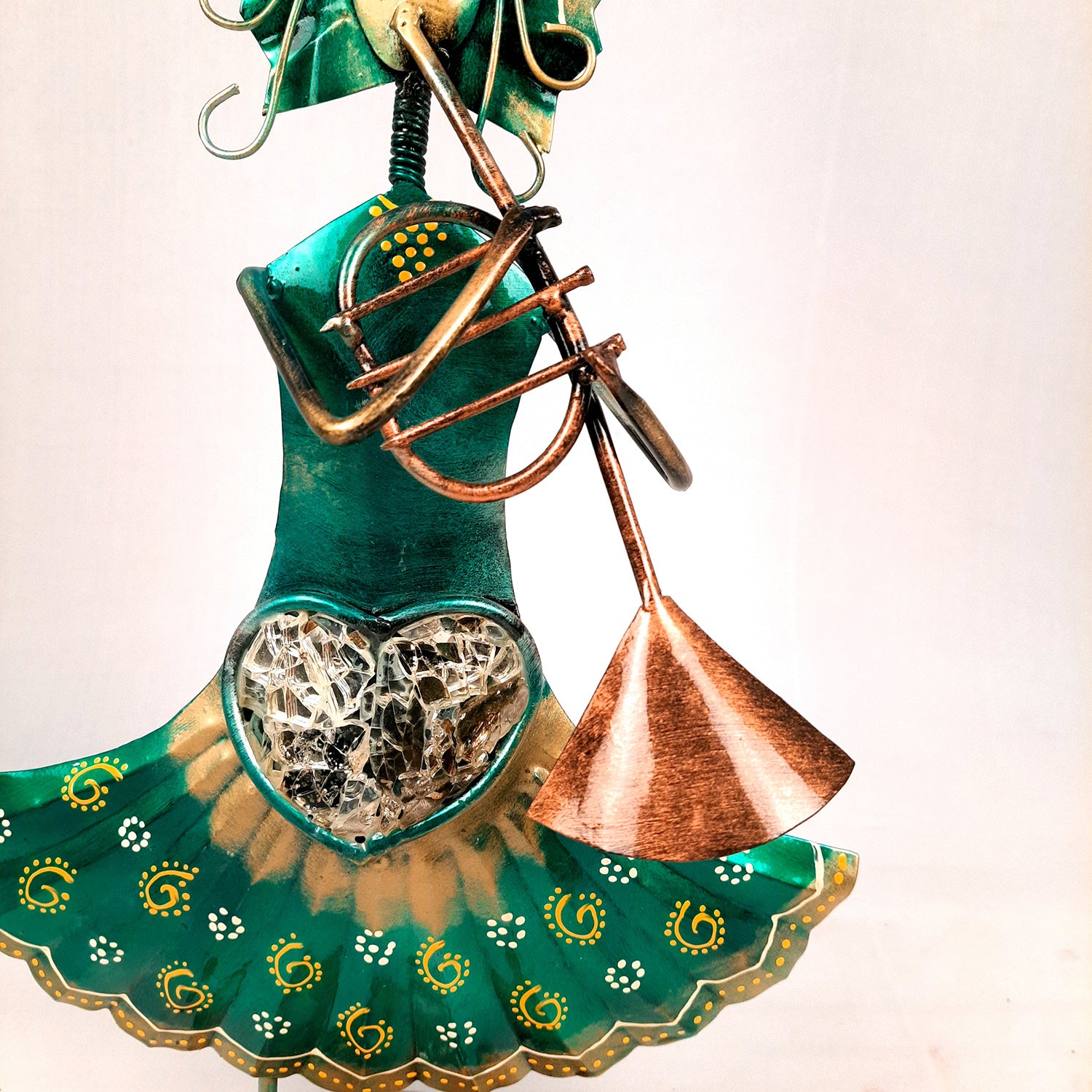 Musician Showpiece - Russian Musicians Playing Musical Instruments | Decorative Figurines - For Home, Table, Living Room, TV Unit, Bedroom Decor | Handicraft Gifts -14 Inch (Set of 3) - Apkamart