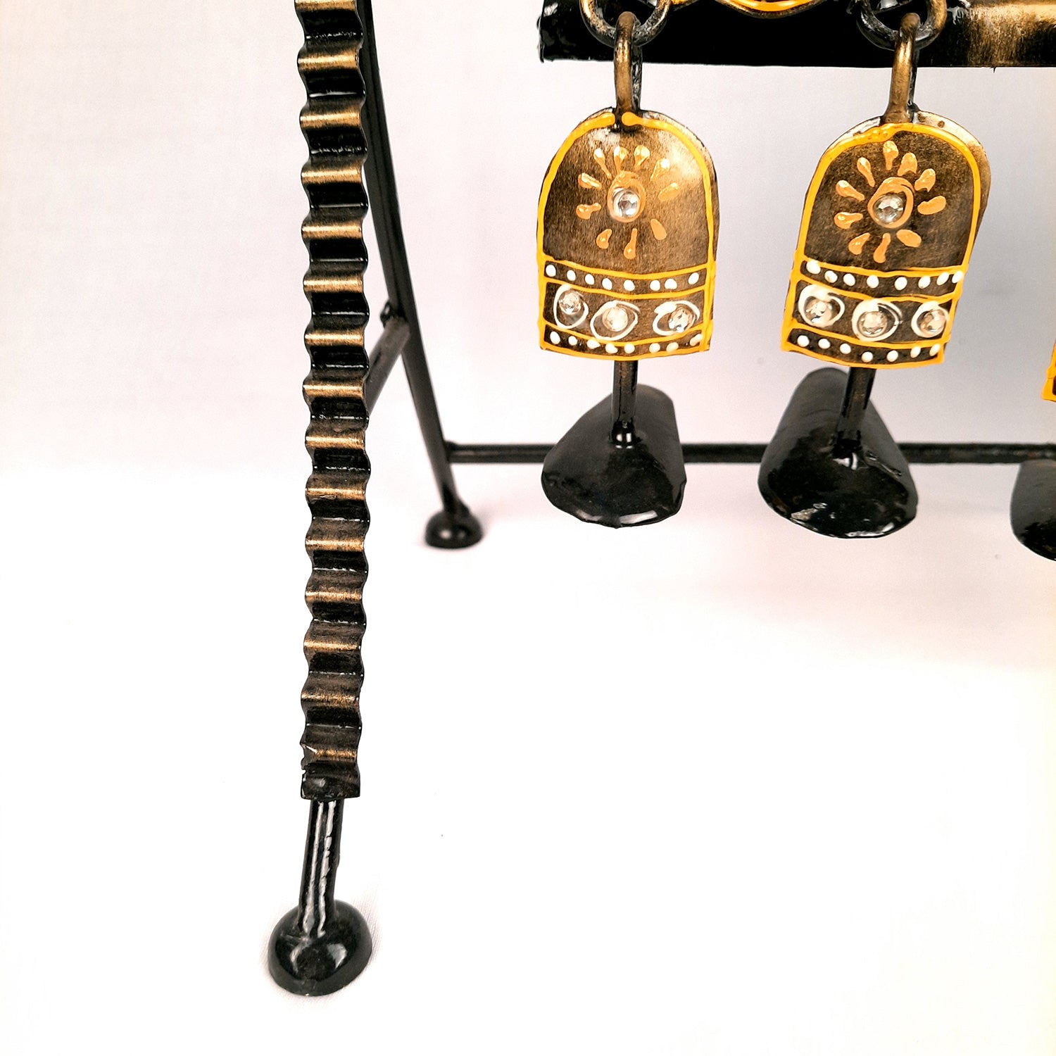 Musician Showpiece Sitting On Swing Design | Decorative Figurines With Hanging Legs - for Home, Bedroom, Living Room, Office Desk & Table Decor | Gifts For Wedding, Housewarming & Festivals - 15 Inch - Apkamart