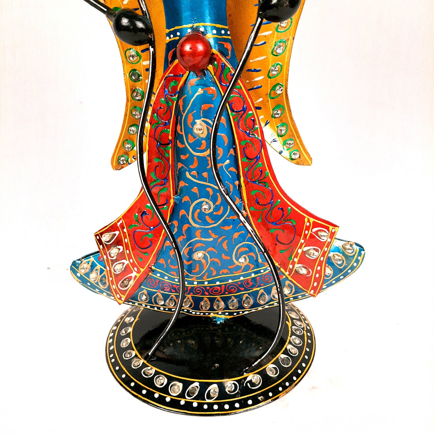 Showpiece Figurines - Angel Playing Harp Design | Fairy Show Piece for - Home, Table, Living Room, TV Unit, Bedroom Decor & Gifts - 16 Inch (Set of 3) - Apkamart