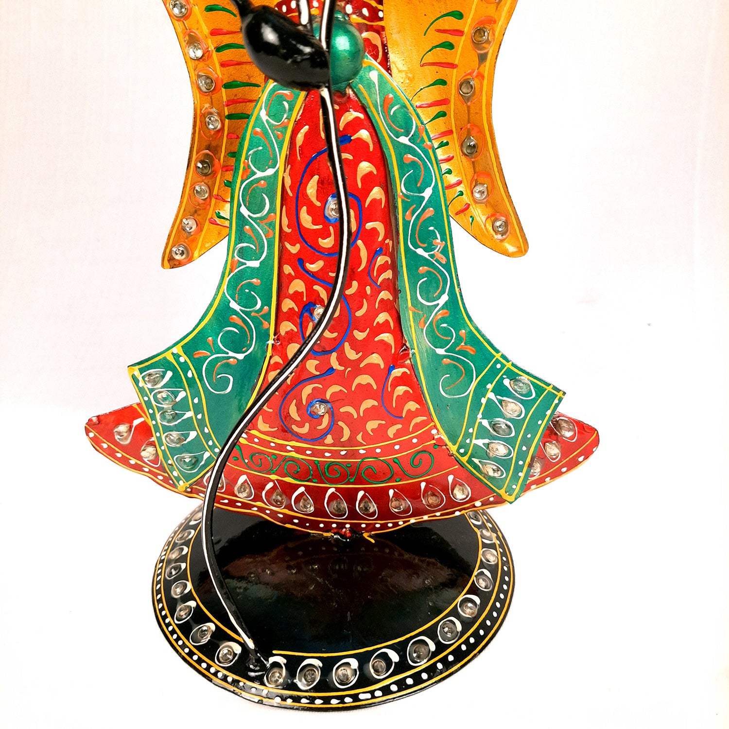 Showpiece Figurines - Angel Playing Harp Design | Fairy Show Piece for - Home, Table, Living Room, TV Unit, Bedroom Decor & Gifts - 16 Inch (Set of 3) - Apkamart