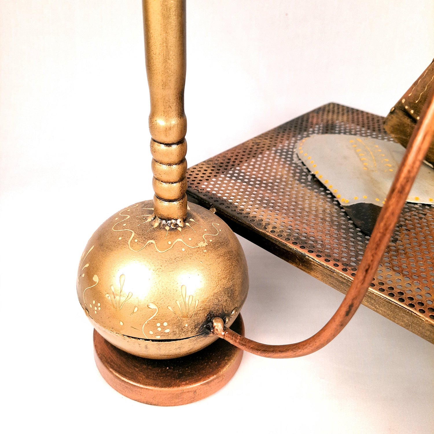 Showpiece - Village Man With Hukka Design | Decorative Big Figurine - for Home, Bedroom, Living Room, Office Desk & Bar Decor - 18 Inch - Apkamart