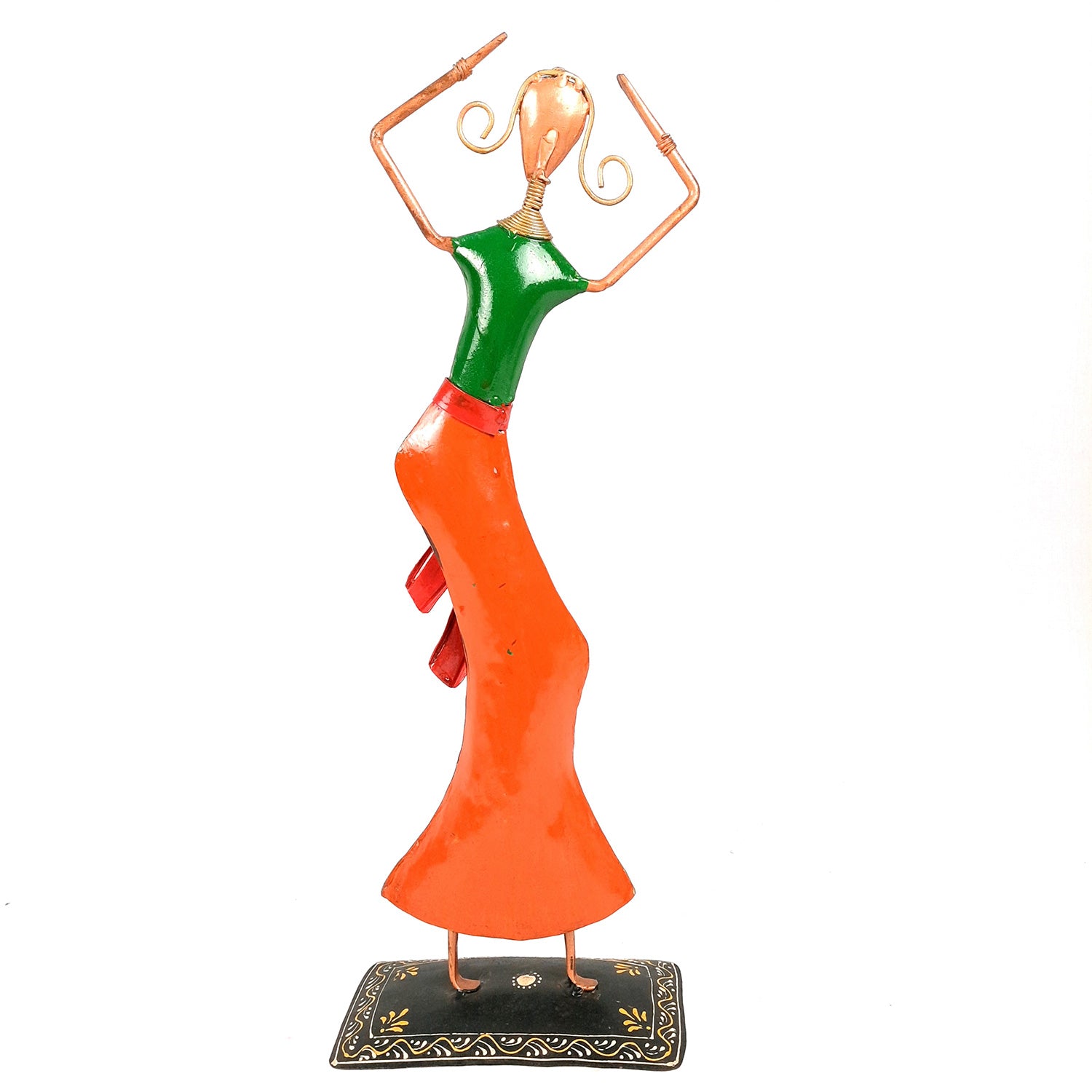 Showpiece Figurine - Dancing Lady | Female Figurines | Decorative Showpieces - for Home, Bedroom, Living Room, Office Desk & Table | Gifts For Housewarming & Festivals - 20 Inch - Apkamart