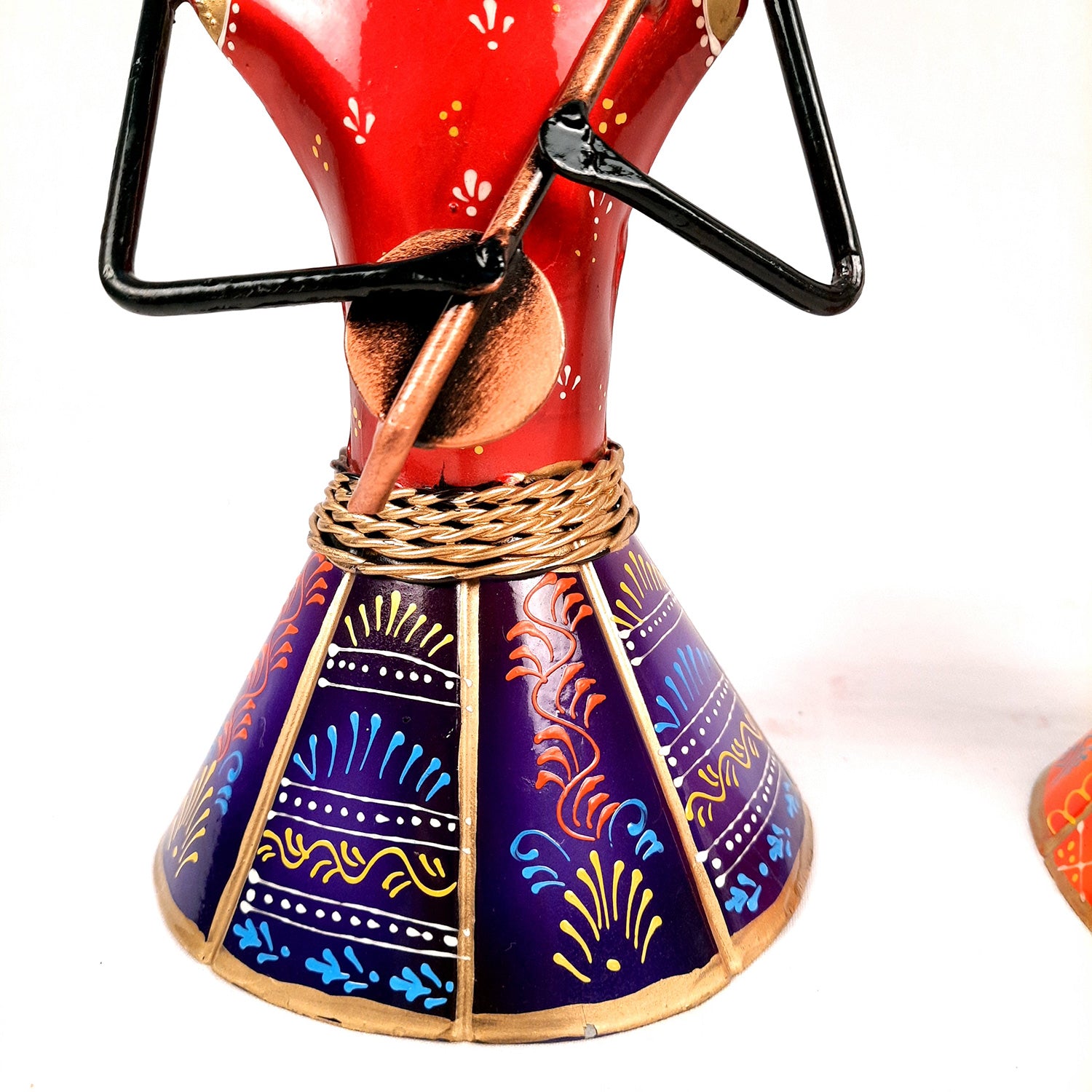 Showpiece Royal Musicians Set | Decorative Figurine - For Home, Table, Living Room & TV Unit | Showpieces For Gifts - 13 Inch (Set of 2) - Apkamart