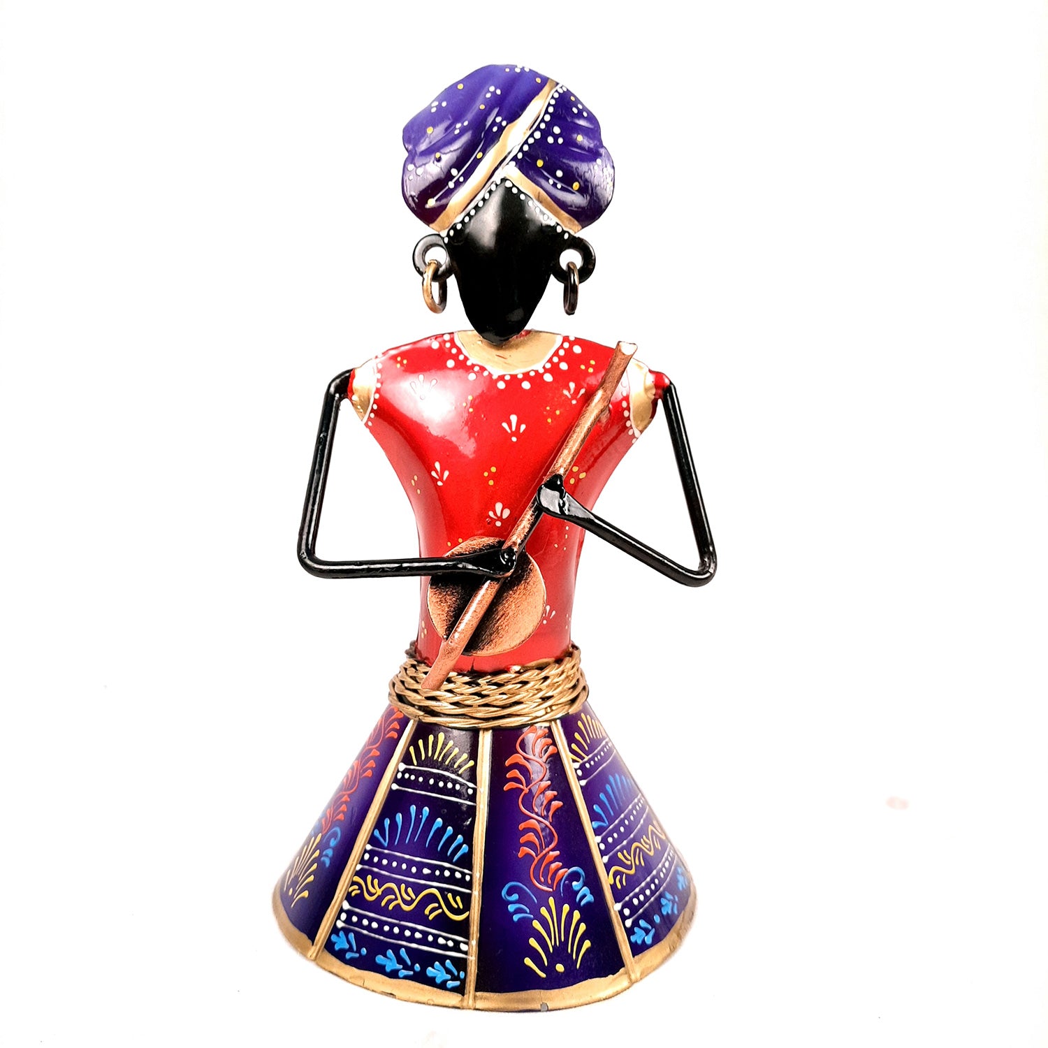 Showpiece Royal Musicians Set | Decorative Figurine - For Home, Table, Living Room & TV Unit | Showpieces For Gifts - 13 Inch (Set of 2) - Apkamart