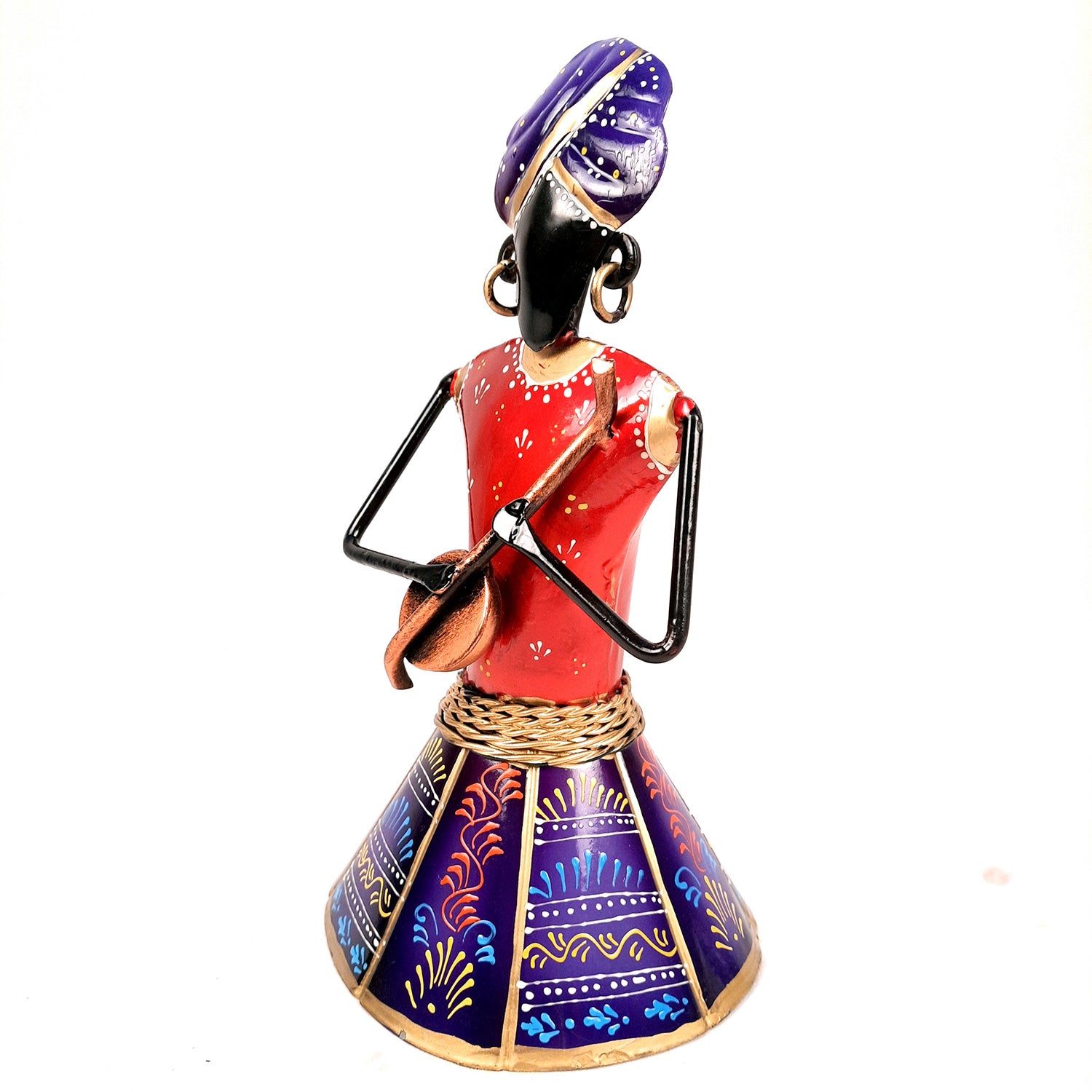 Showpiece Royal Musicians Set | Decorative Figurine - For Home, Table, Living Room & TV Unit | Showpieces For Gifts - 13 Inch (Set of 2) - Apkamart