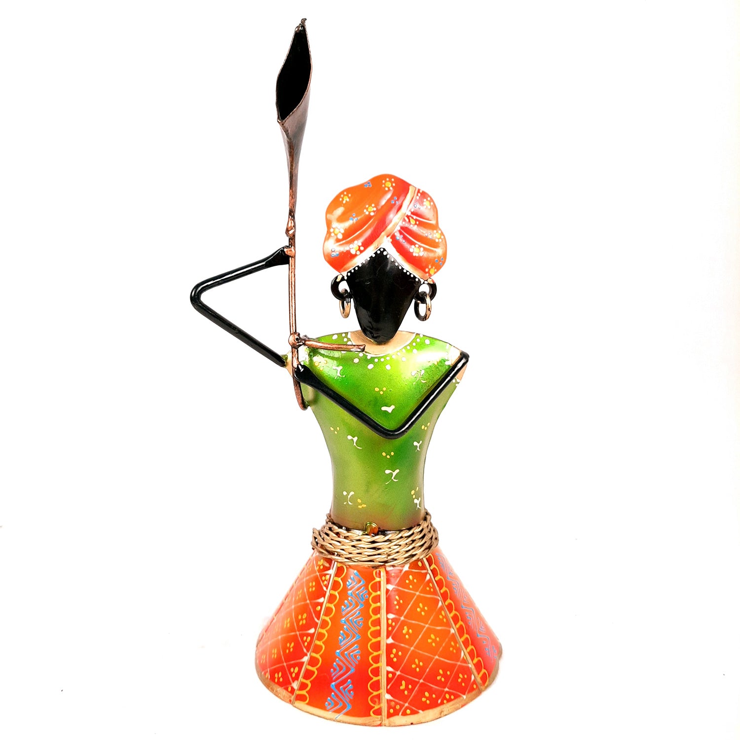 Showpiece Royal Musicians Set | Decorative Figurine - For Home, Table, Living Room & TV Unit | Showpieces For Gifts - 13 Inch (Set of 2) - Apkamart