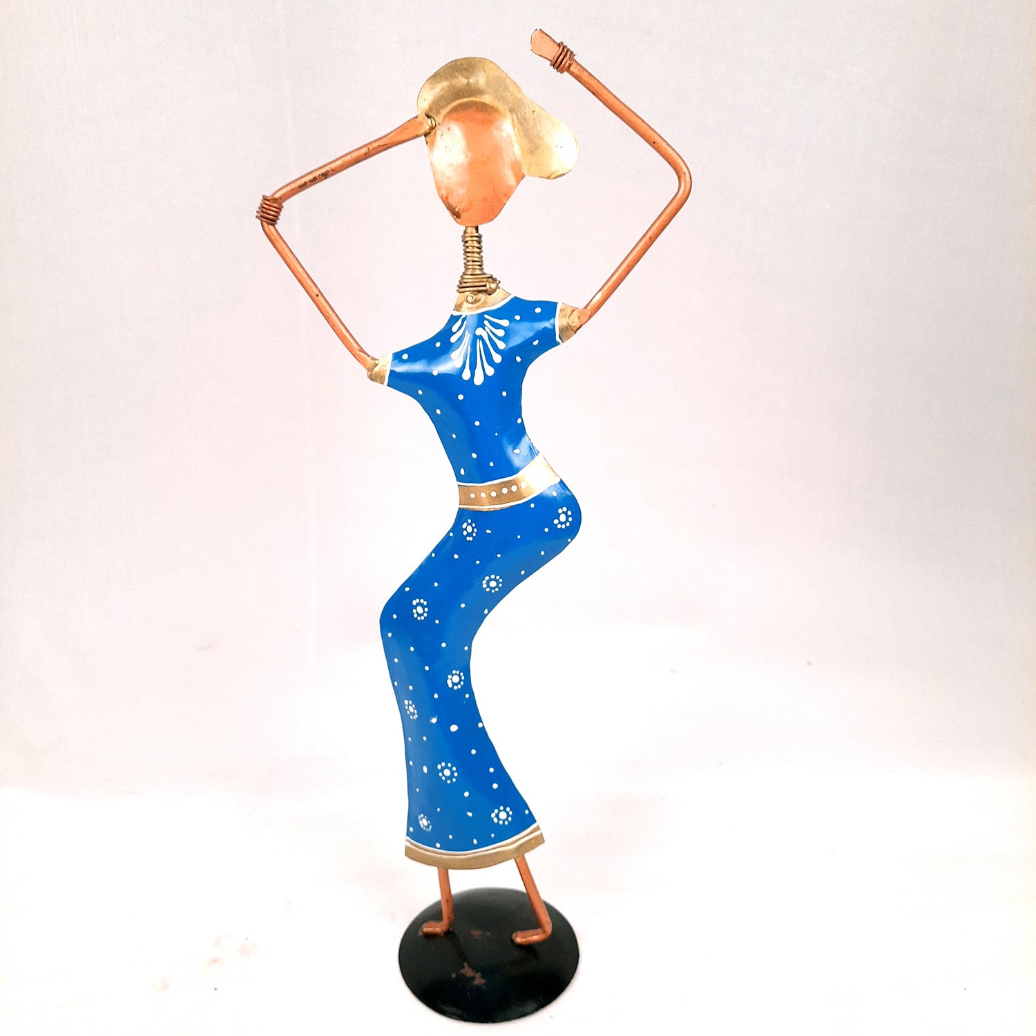 Showpiece Set - Dancing Girl Figurines | Decorative Showpieces - for Home, Bedroom, Living Room, Office Desk & Table | Gifts For Wedding, Housewarming - 15 Inch (Set of 2) - Apkamart