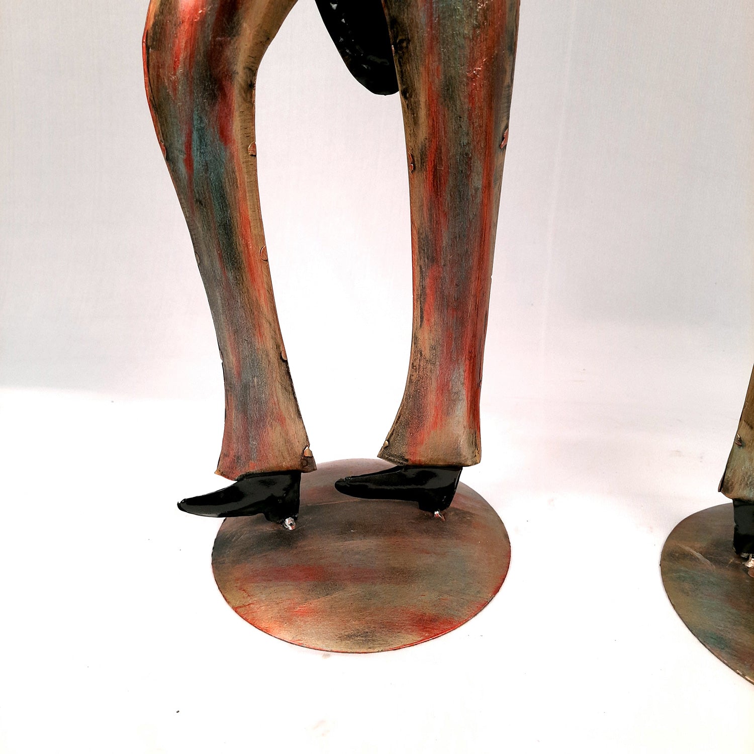 Showpiece Musician Playing Musical Instruments| Big Decorative Figurine - For Home, Corner Decor, Living Room, Bar, Restaurant Decoration & Gifts - 25 Inch (Set of 2)- Apkamart