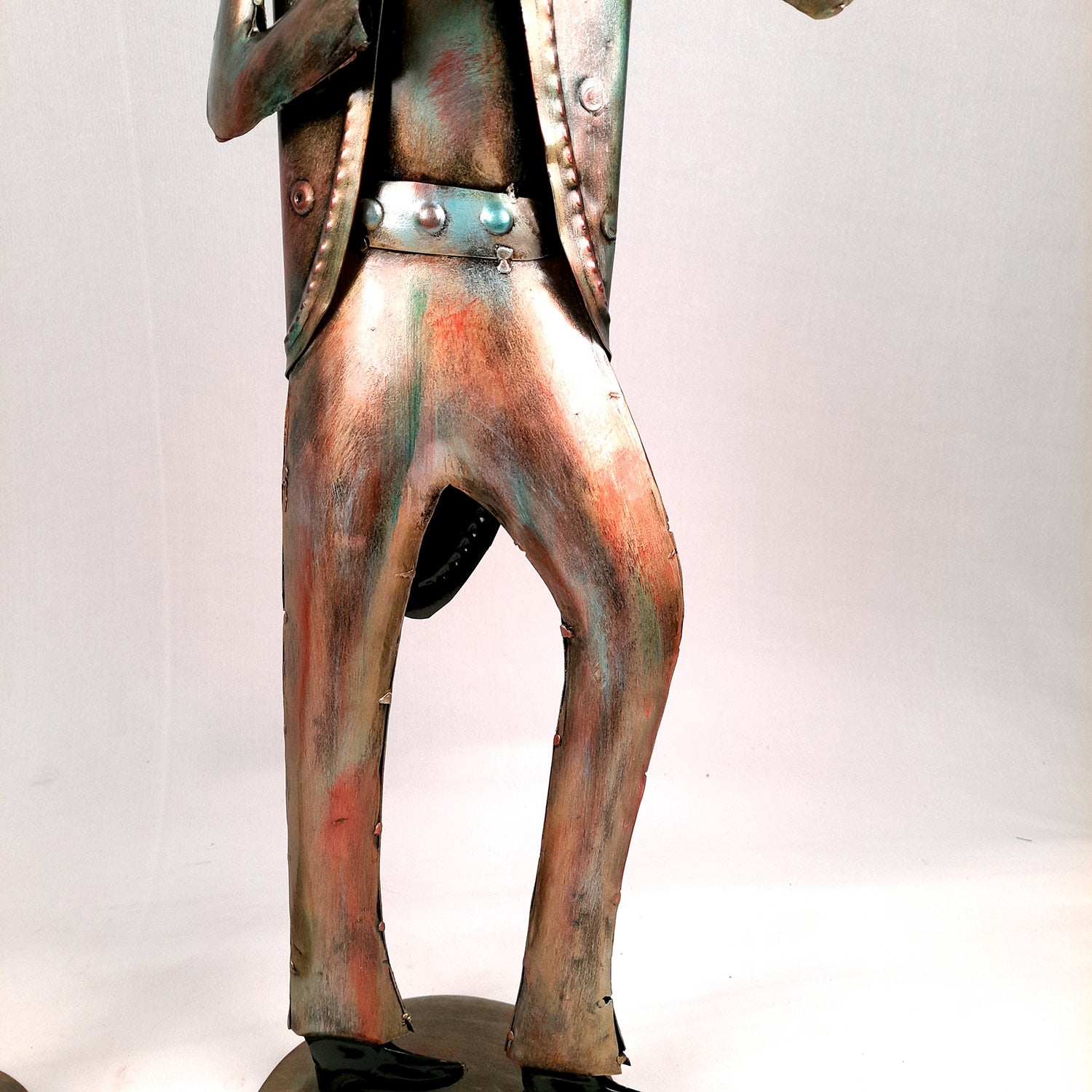 Showpiece Musician Playing Musical Instruments| Big Decorative Figurine - For Home, Corner Decor, Living Room, Bar, Restaurant Decoration & Gifts - 25 Inch (Set of 2)- Apkamart