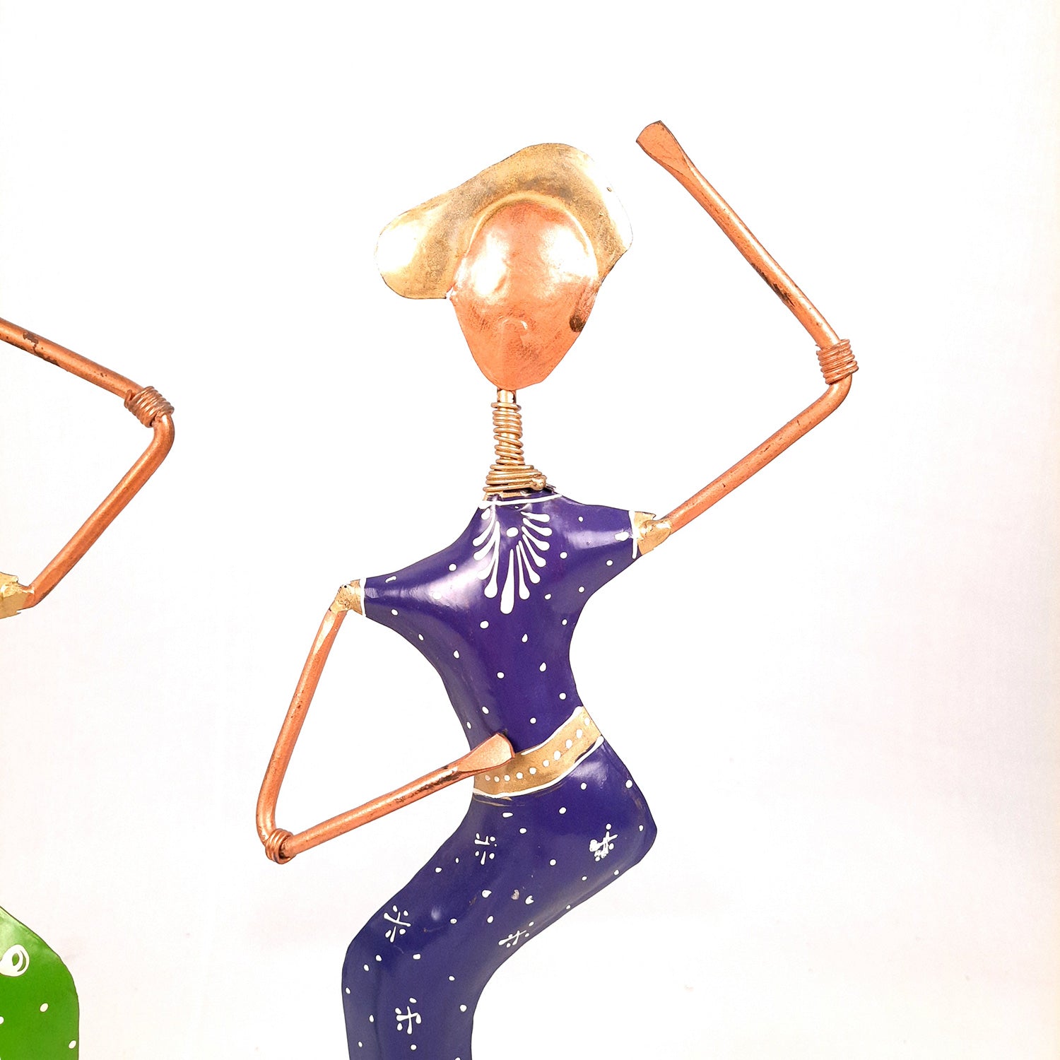 Showpiece Set - Dancing Girl Figurines | Decorative Showpieces - for Home, Bedroom, Living Room, Office Desk & Table | Gifts For Wedding, Housewarming - 15 Inch (Set of 2) - Apkamart
