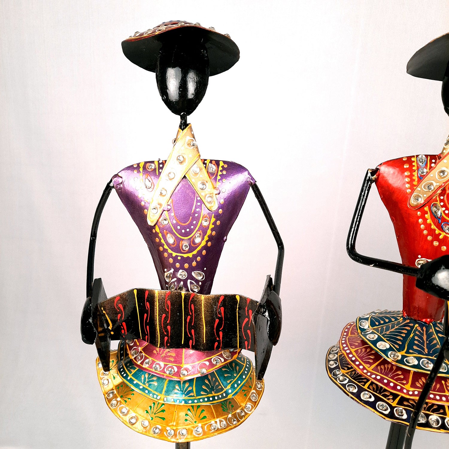 Showpiece Figurines Musician Set | Long Showpieces for Home, Table, Living Room, TV Unit & Bedroom Decor | Decorative Show piece for Gifts - 21 Inch (Set of 3) - Apkamart