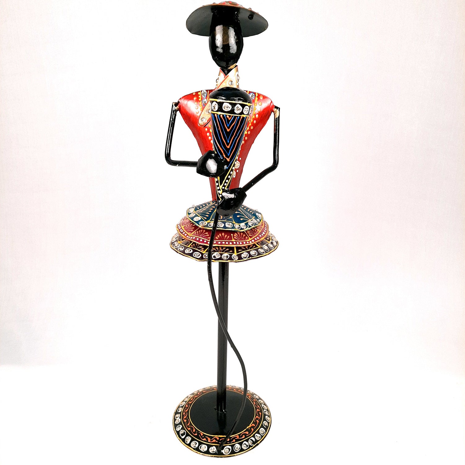 Showpiece Figurines Musician Set | Long Showpieces for Home, Table, Living Room, TV Unit & Bedroom Decor | Decorative Show piece for Gifts - 21 Inch (Set of 3) - Apkamart