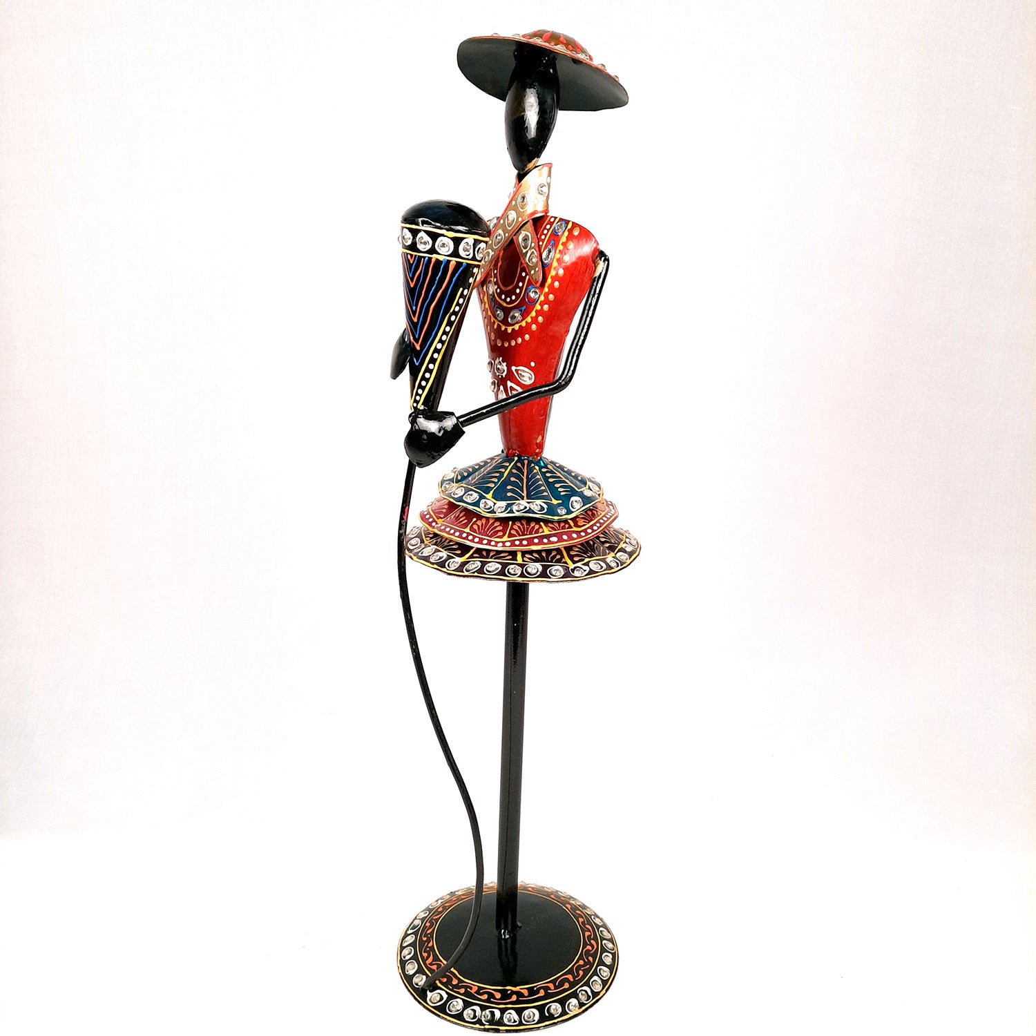 Showpiece Figurines Musician Set | Long Showpieces for Home, Table, Living Room, TV Unit & Bedroom Decor | Decorative Show piece for Gifts - 21 Inch (Set of 3) - Apkamart