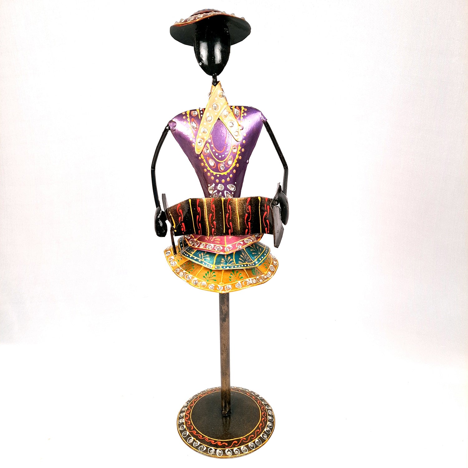 Showpiece Figurines Musician Set | Long Showpieces for Home, Table, Living Room, TV Unit & Bedroom Decor | Decorative Show piece for Gifts - 21 Inch (Set of 3) - Apkamart