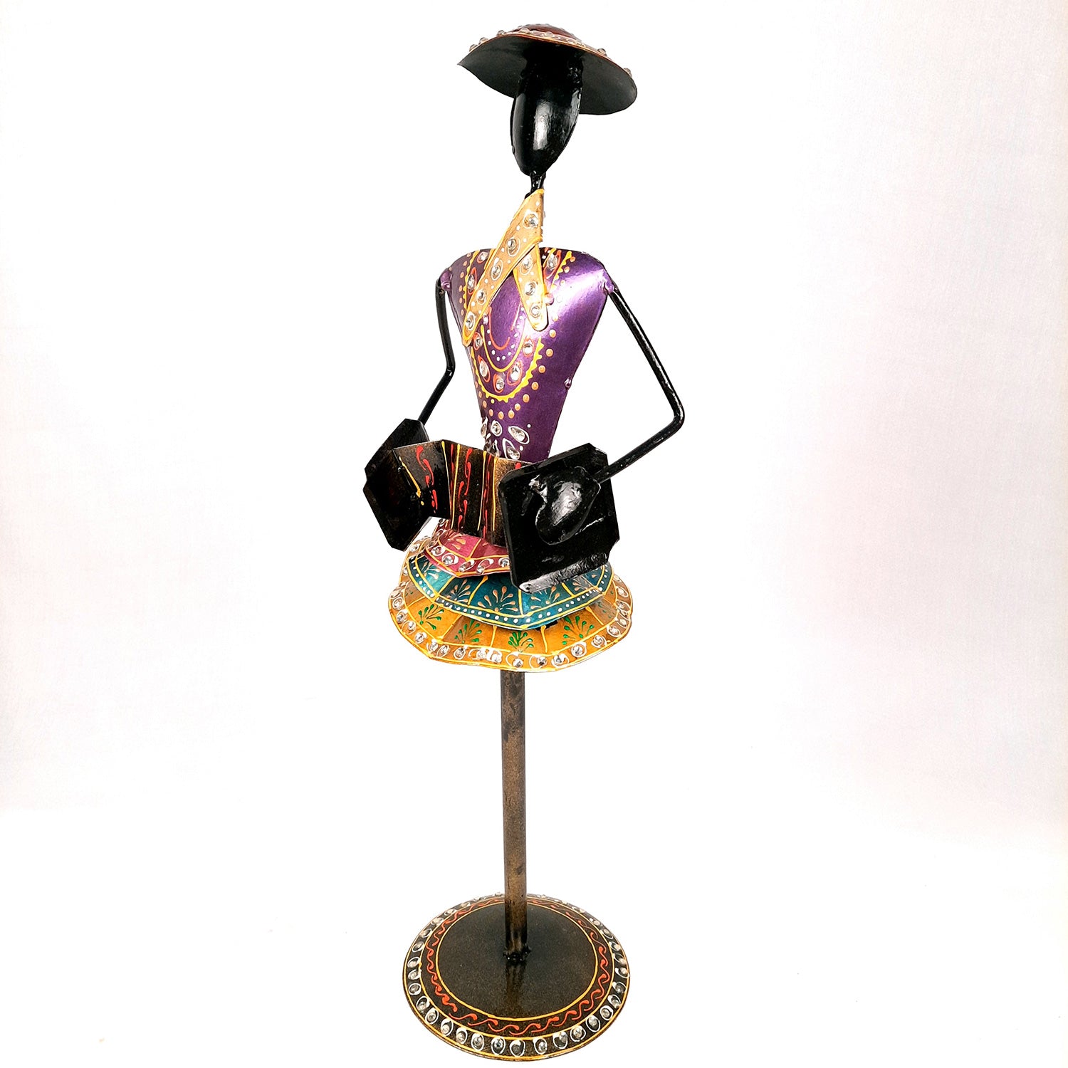 Showpiece Figurines Musician Set | Long Showpieces for Home, Table, Living Room, TV Unit & Bedroom Decor | Decorative Show piece for Gifts - 21 Inch (Set of 3) - Apkamart