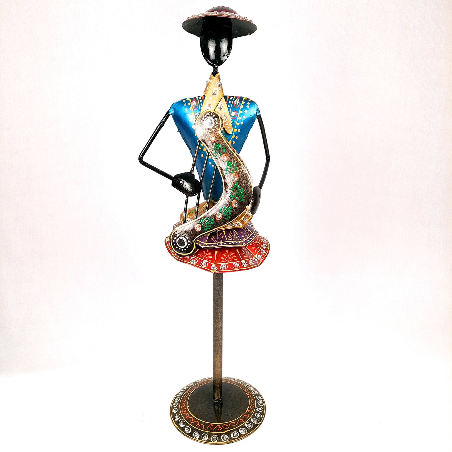 Showpiece Figurines Musician Set | Long Showpieces for Home, Table, Living Room, TV Unit & Bedroom Decor | Decorative Show piece for Gifts - 21 Inch (Set of 3) - Apkamart