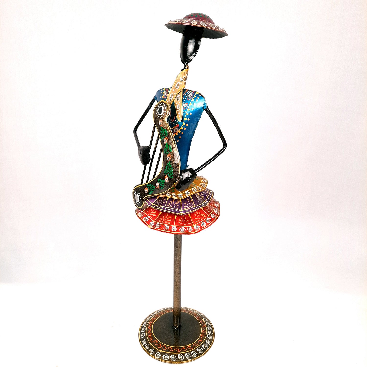 Showpiece Figurines Musician Set | Long Showpieces for Home, Table, Living Room, TV Unit & Bedroom Decor | Decorative Show piece for Gifts - 21 Inch (Set of 3) - Apkamart