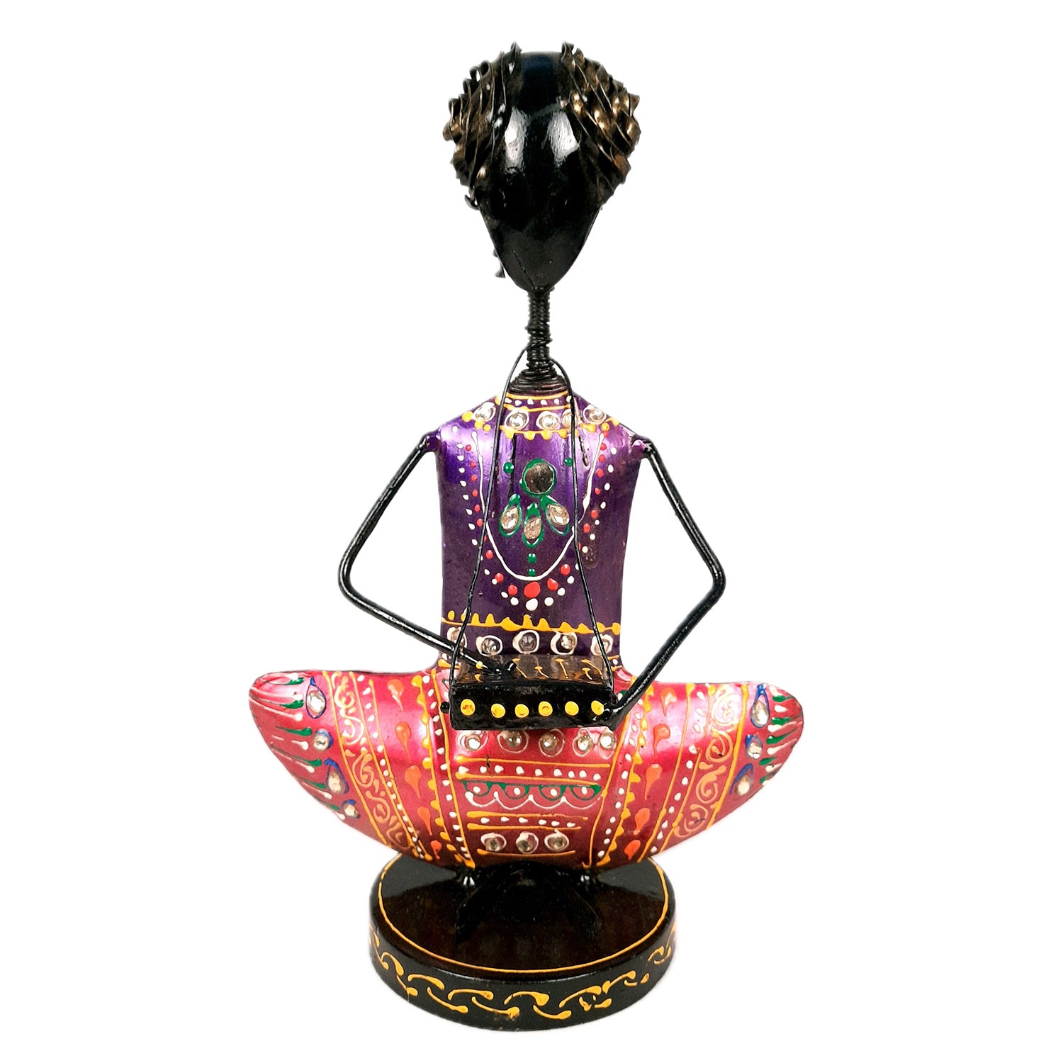 Showpiece Musician For Home Decor | Handicraft Figurines - For Table, Living Room, Bedroom & TV Unit| Show Piece For Office Desk & Gifts - 11 Inch - Apkamart