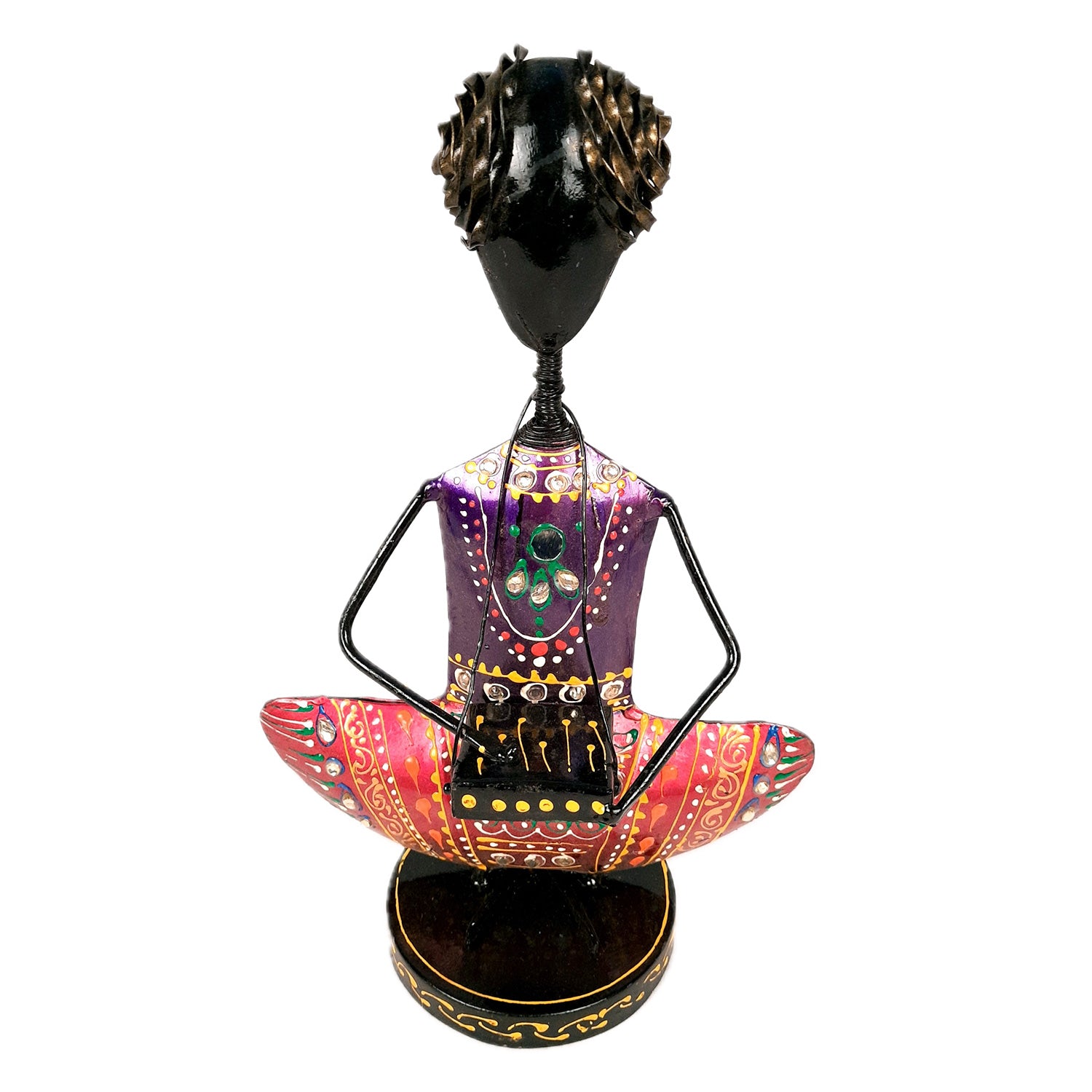 Showpiece Musician For Home Decor | Handicraft Figurines - For Table, Living Room, Bedroom & TV Unit| Show Piece For Office Desk & Gifts - 11 Inch - Apkamart
