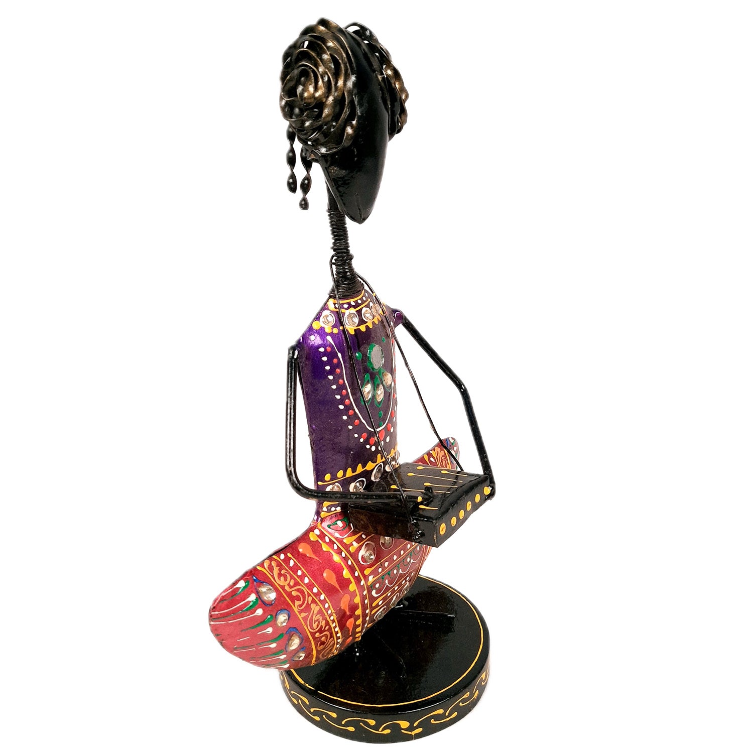 Showpiece Musician For Home Decor | Handicraft Figurines - For Table, Living Room, Bedroom & TV Unit| Show Piece For Office Desk & Gifts - 11 Inch - Apkamart