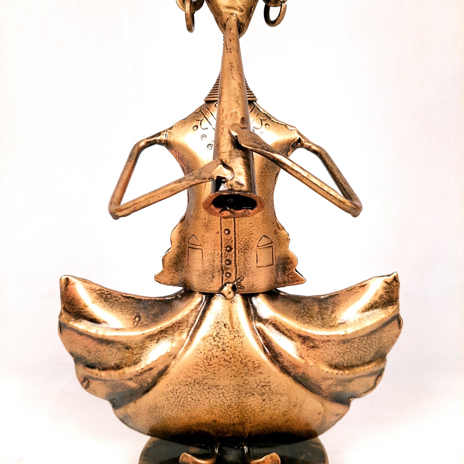 Showpiece Figurines - Musician Playing Shehnai | Handicraft Showpieces - For Table, Living Room, Bedroom & TV Unit Decor | Show Piece For Gifts - 12 Inch - Apkamart