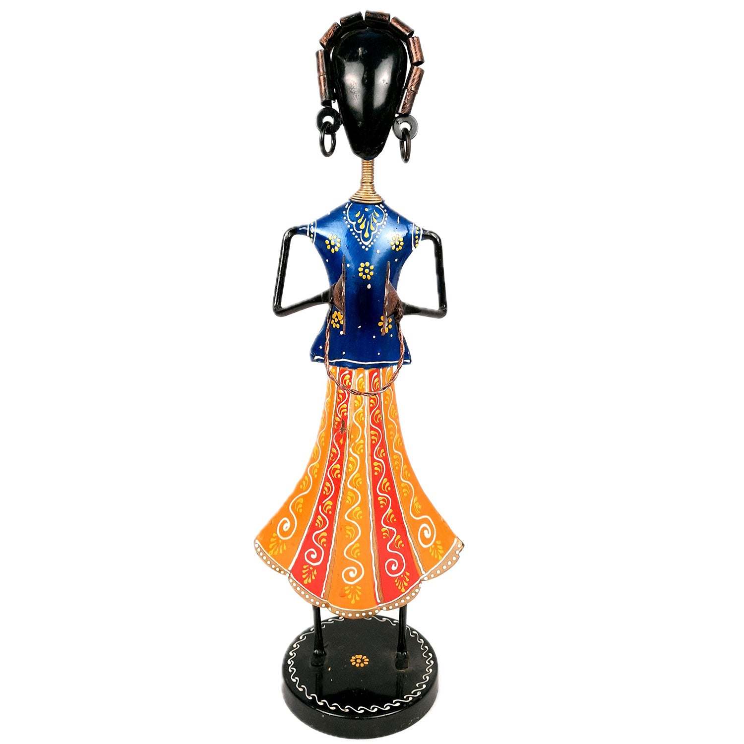 Showpiece Figurine - Musician Set | Decorative Show piece for Home, Bedroom, Living Room, Office Desk & Table | Gifts For Wedding, Housewarming & Festivals - 16 Inch (Set of 2) - Apkamart