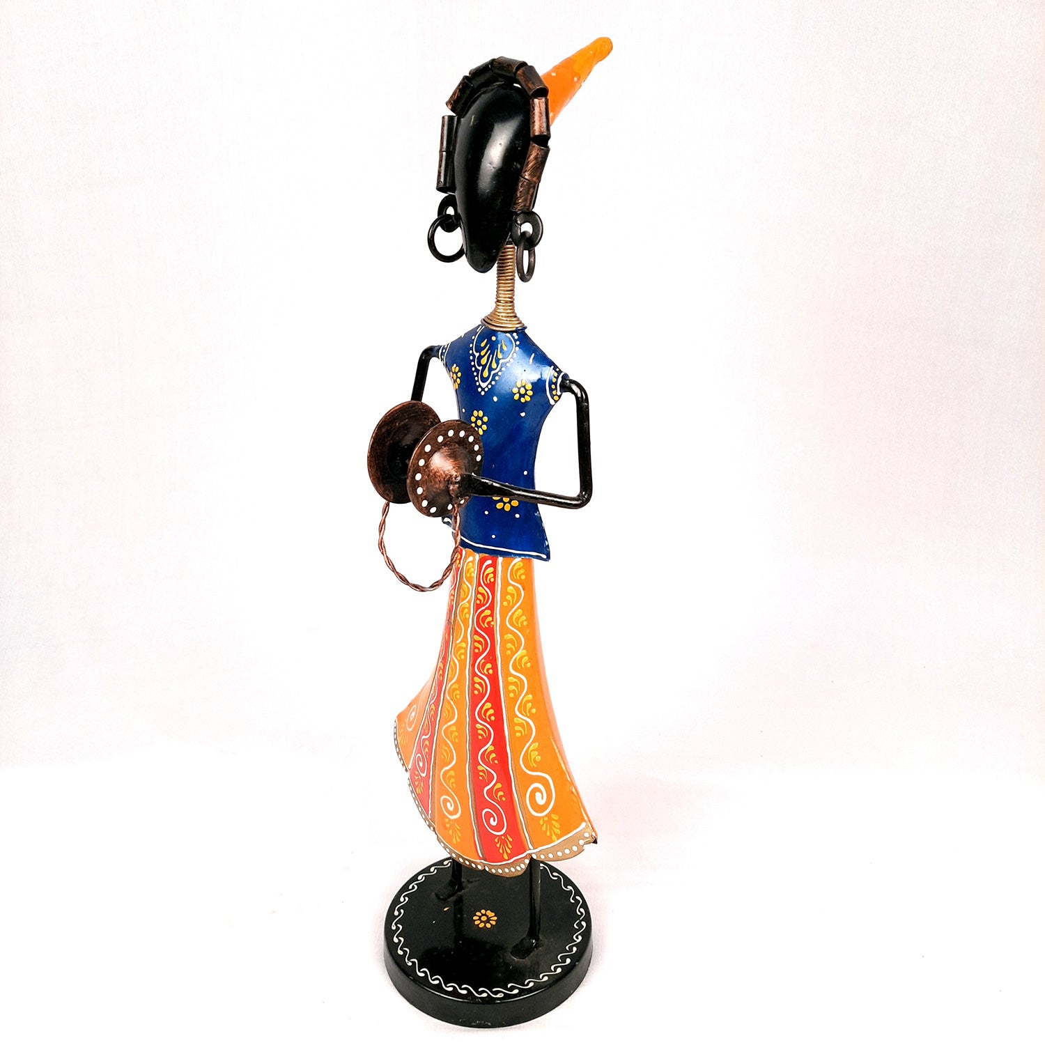 Showpiece Figurine - Musician Set | Decorative Show piece for Home, Bedroom, Living Room, Office Desk & Table | Gifts For Wedding, Housewarming & Festivals - 16 Inch (Set of 2) - Apkamart