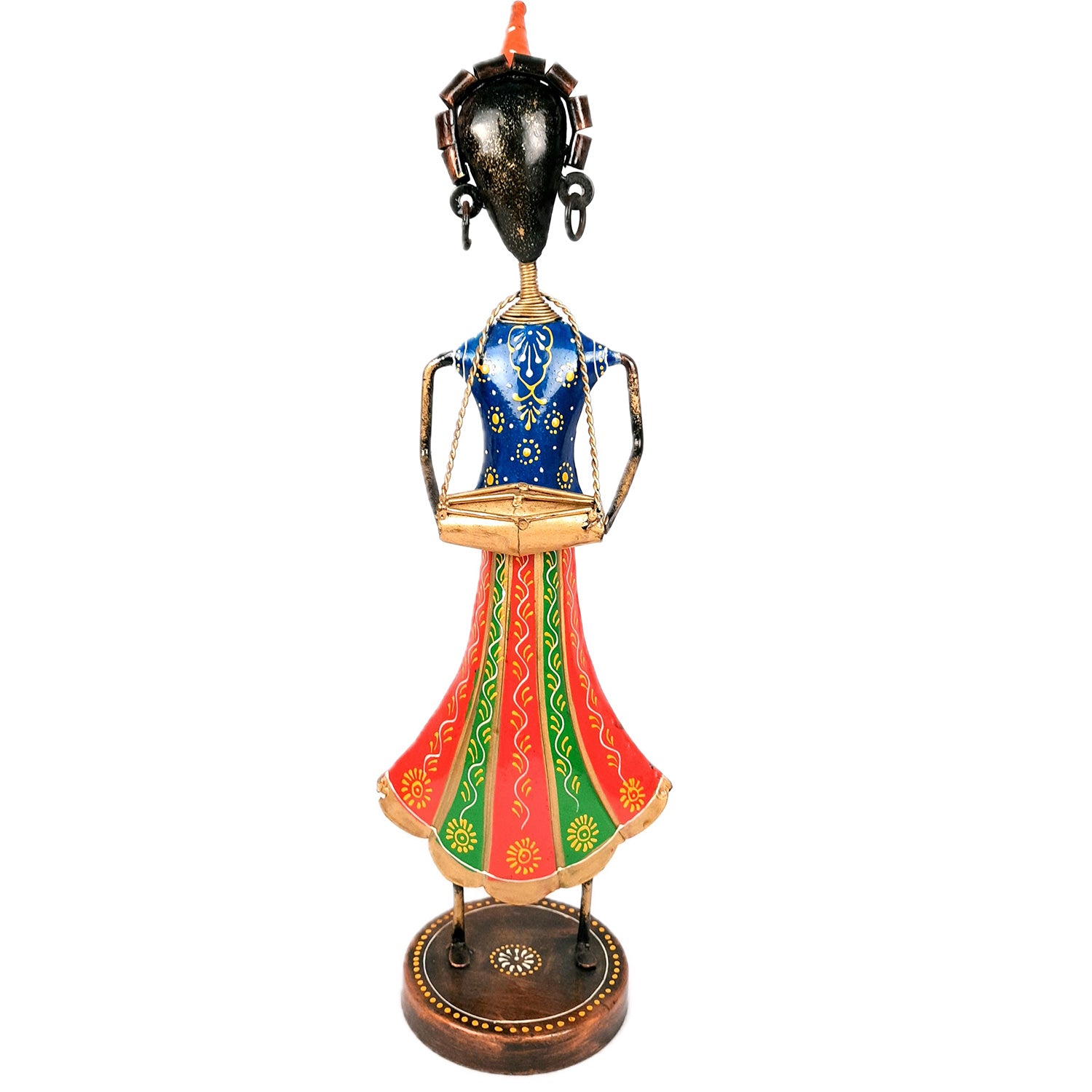 Showpiece Figurine - Musician Set | Decorative Show piece for Home, Bedroom, Living Room, Office Desk & Table | Gifts For Wedding, Housewarming & Festivals - 16 Inch (Set of 2) - Apkamart