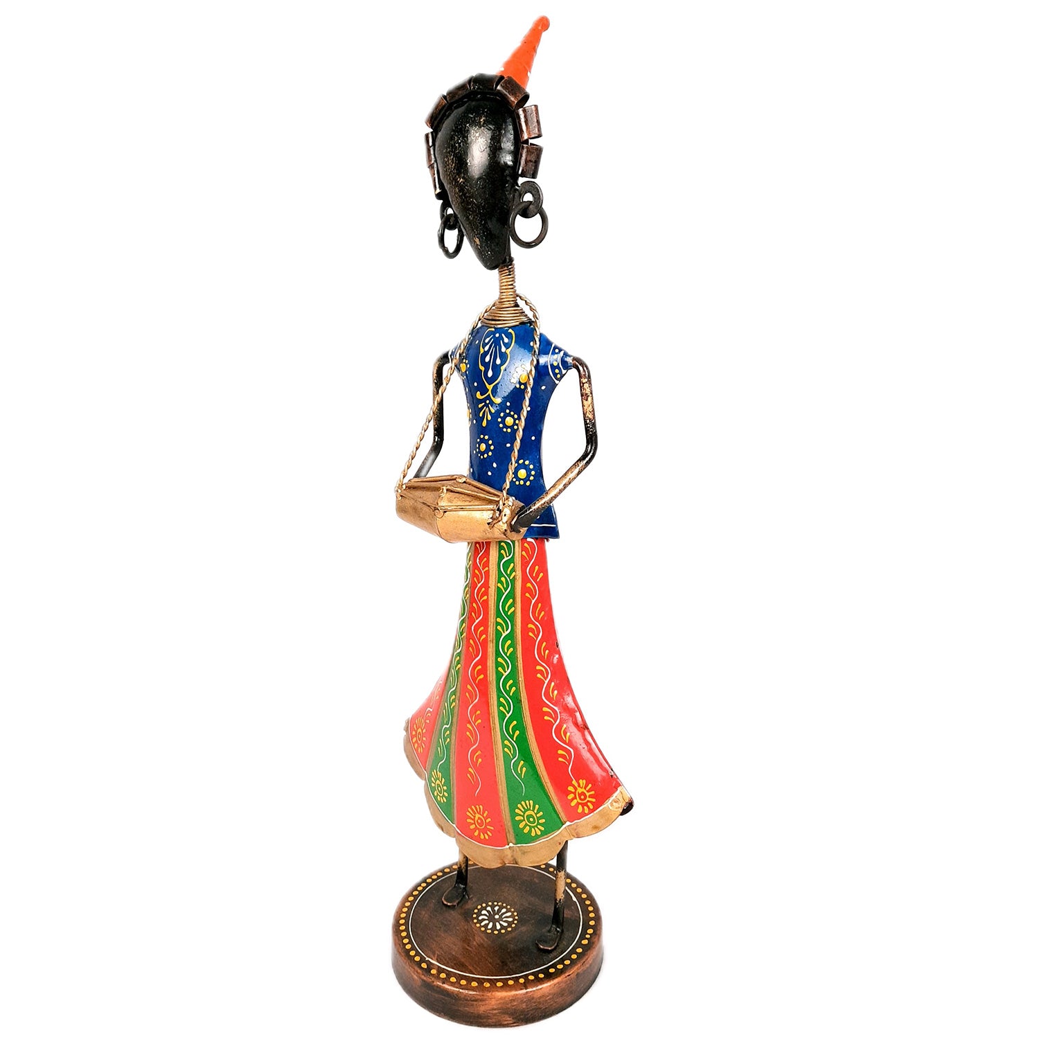 Showpiece Figurine - Musician Set | Decorative Show piece for Home, Bedroom, Living Room, Office Desk & Table | Gifts For Wedding, Housewarming & Festivals - 16 Inch (Set of 2) - Apkamart