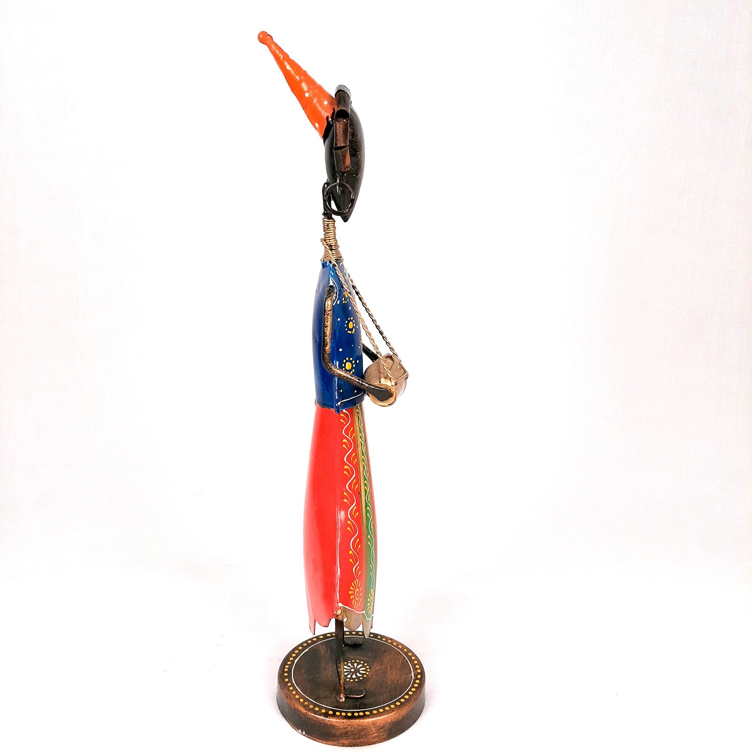 Showpiece Figurine - Musician Set | Decorative Show piece for Home, Bedroom, Living Room, Office Desk & Table | Gifts For Wedding, Housewarming & Festivals - 16 Inch (Set of 2) - Apkamart