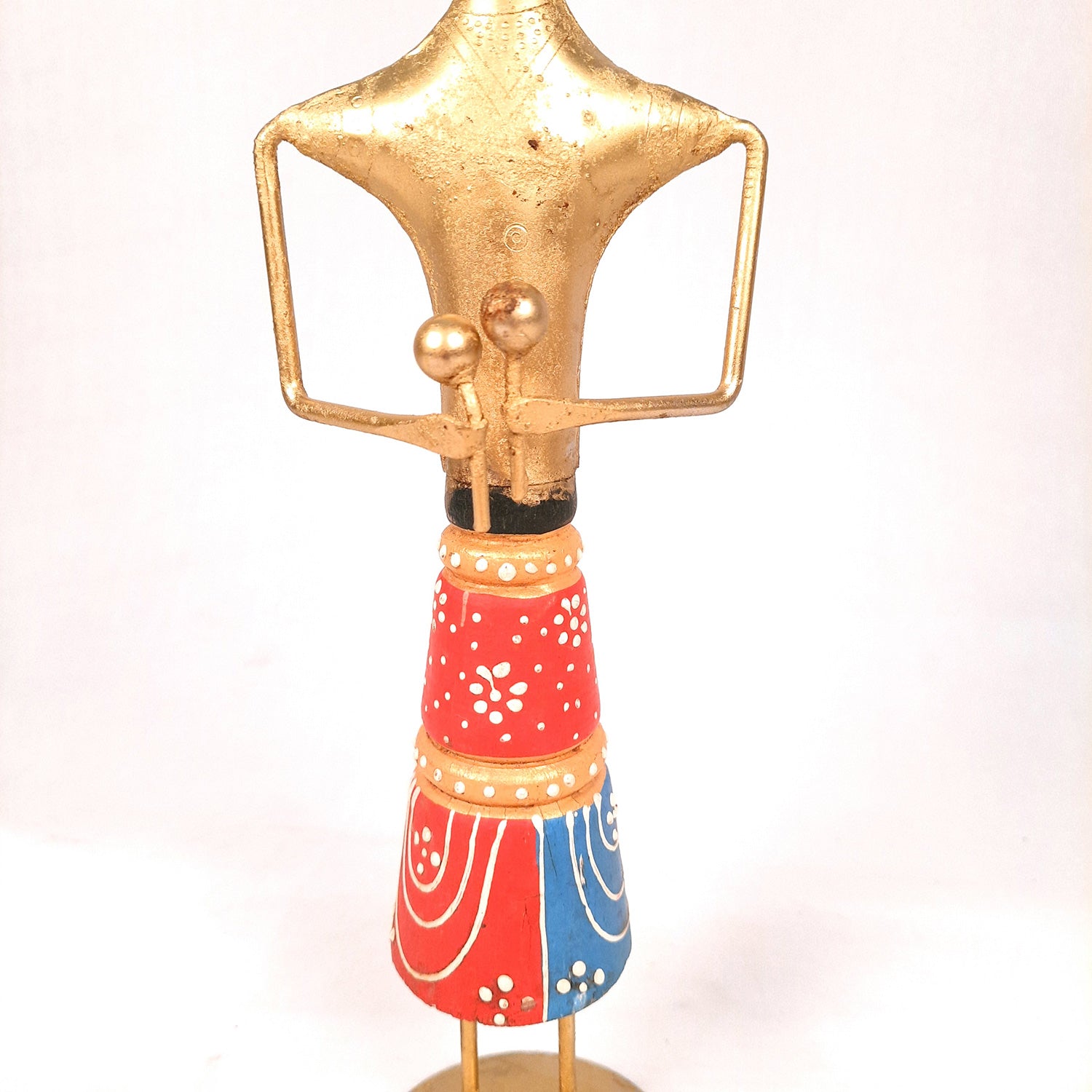 Showpiece Musician | Decorative Tribal Musician Figurine - For Home, Table, Living Room & TV Unit | Show Piece For Office Desk & Gifts - 12 Inch - Apkamart