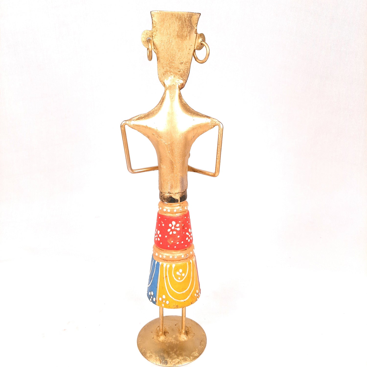 Showpiece Musician | Decorative Tribal Musician Figurine - For Home, Table, Living Room & TV Unit | Show Piece For Office Desk & Gifts - 12 Inch - Apkamart