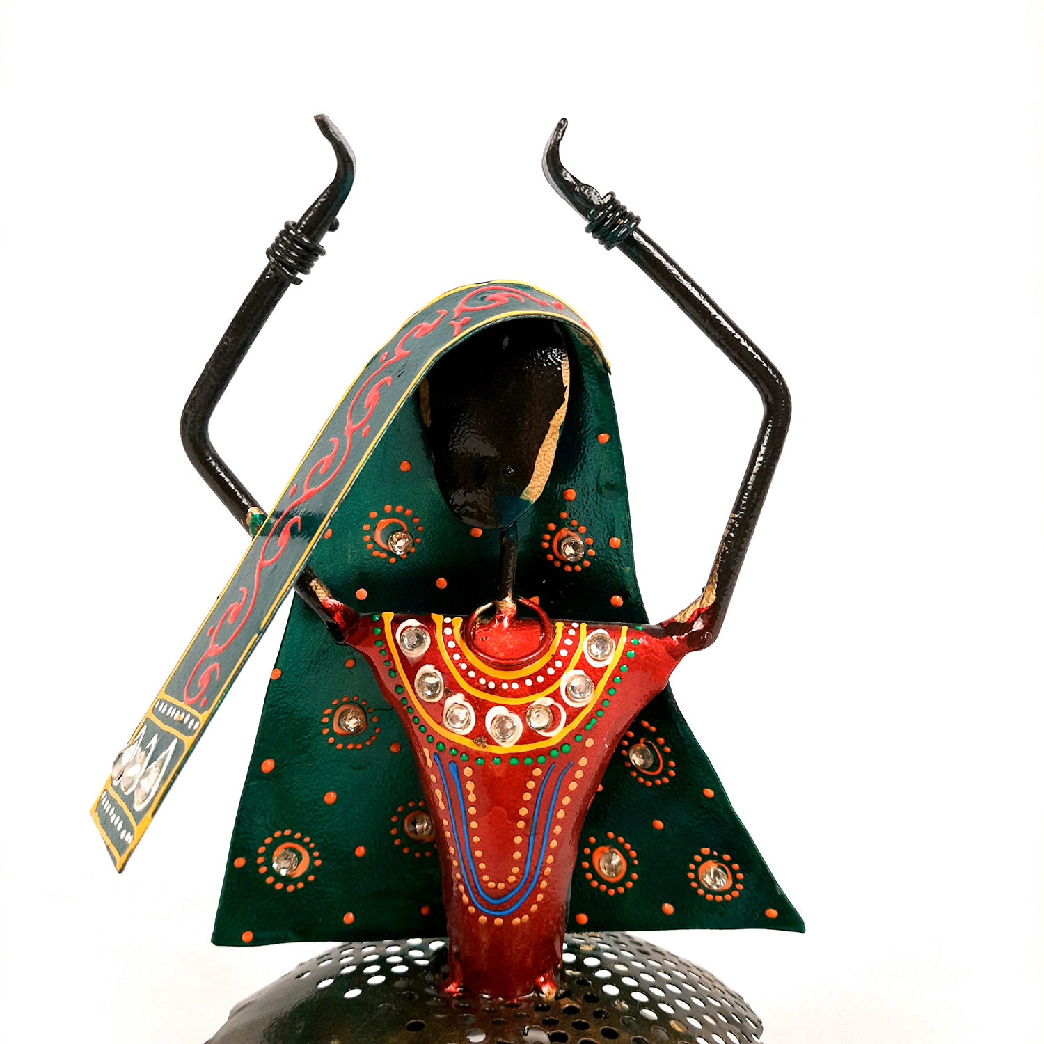 Decorative Showpiece Village Girl Dancing Design | Figurine for Home, Living Room, TV unit & Bedroom | Show Piece For Office Desk & Gifts - 9 Inch