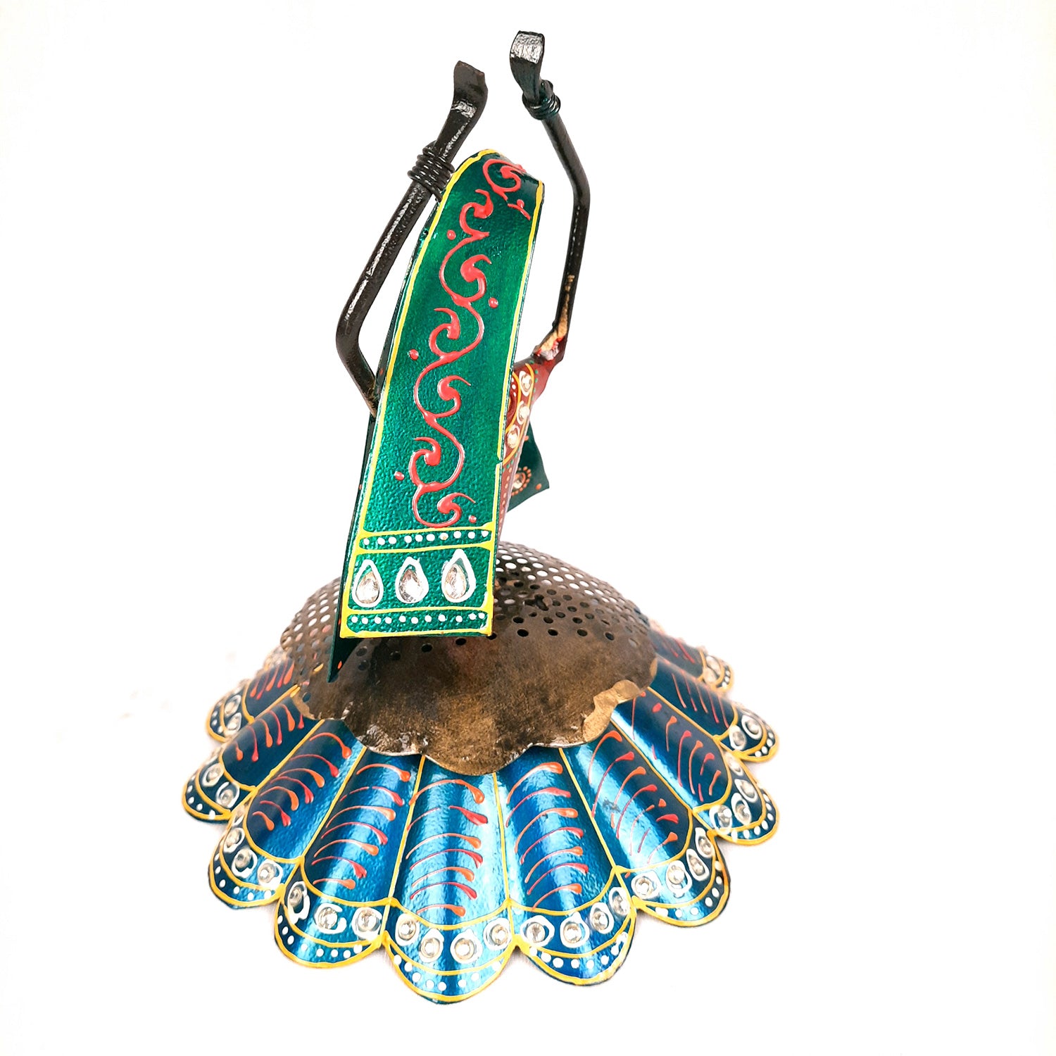 Decorative Showpiece Village Girl Dancing Design | Figurine for Home, Living Room, TV unit & Bedroom | Show Piece For Office Desk & Gifts - 9 Inch