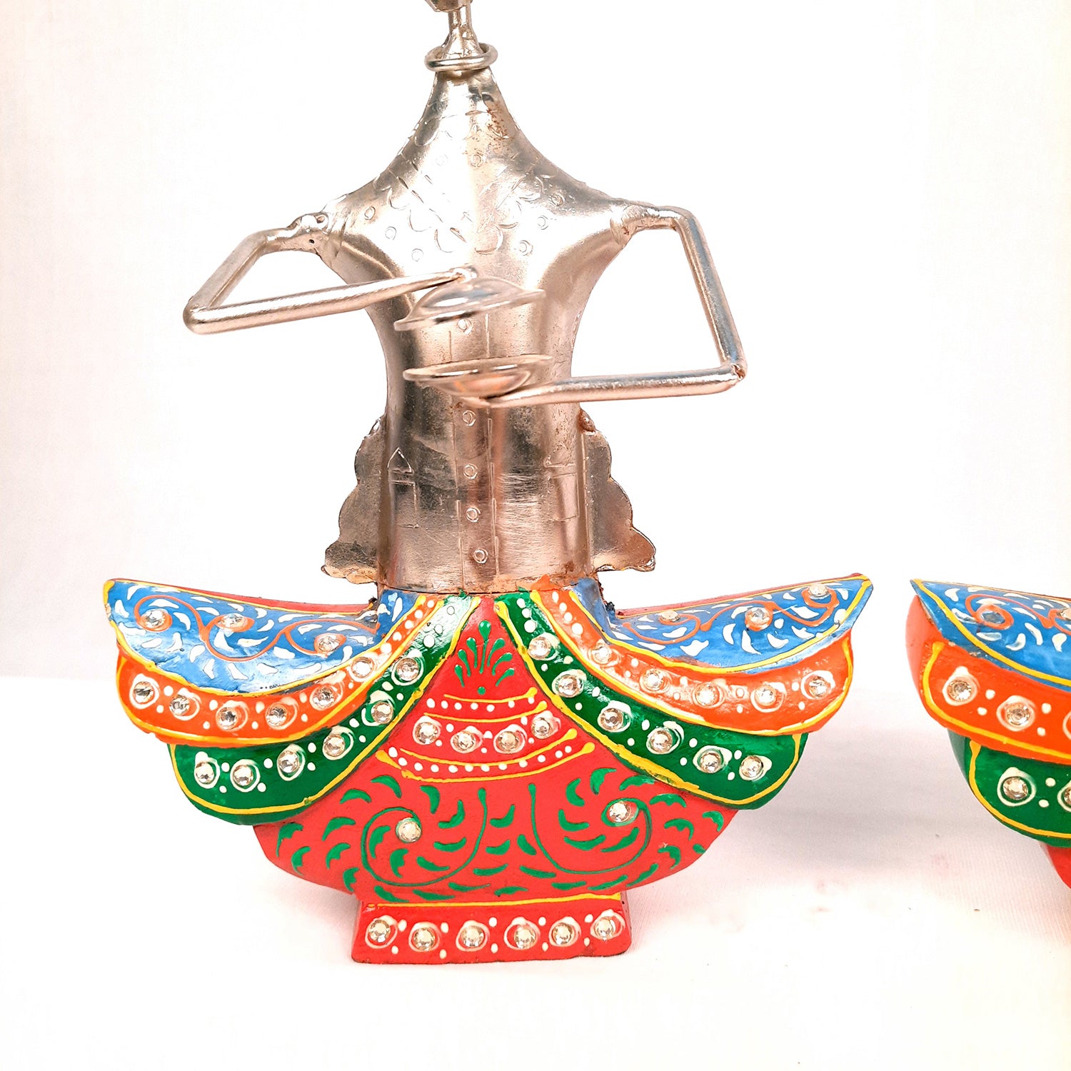 Showpiece Figurine - Rajasthani Musicians | Decorative Show piece for Home, Bedroom, Living Room, Office Desk & Table Decor | Gifts For Wedding, Housewarming & Festivals- 13 Inch (Set of 3)