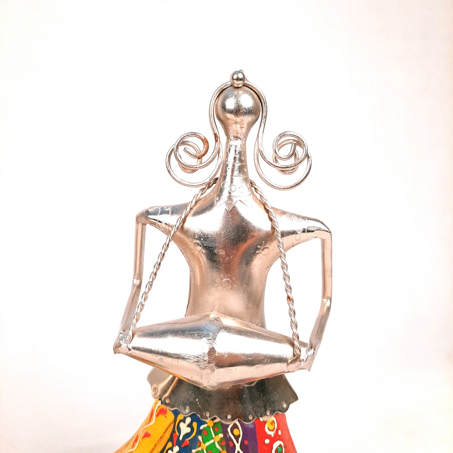 Showpiece Musician Girls Set For Home Decor | Handicraft Figurines - For Table, Living Room, Bedroom & TV Unit Decor | Show Piece For Office Desk & Gifts - 13 Inch (Set of 3) - Apkamart