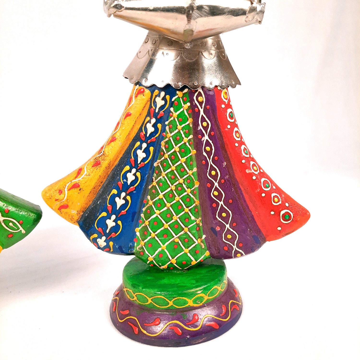 Showpiece Musician Girls Set For Home Decor | Handicraft Figurines - For Table, Living Room, Bedroom & TV Unit Decor | Show Piece For Office Desk & Gifts - 13 Inch (Set of 3) - Apkamart